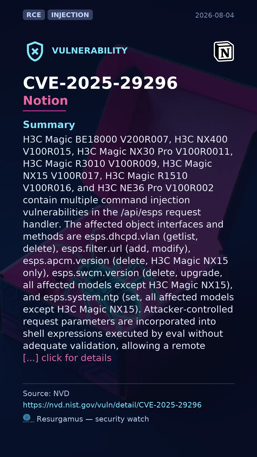 CVE-2025-29296 Notion Vulnerability