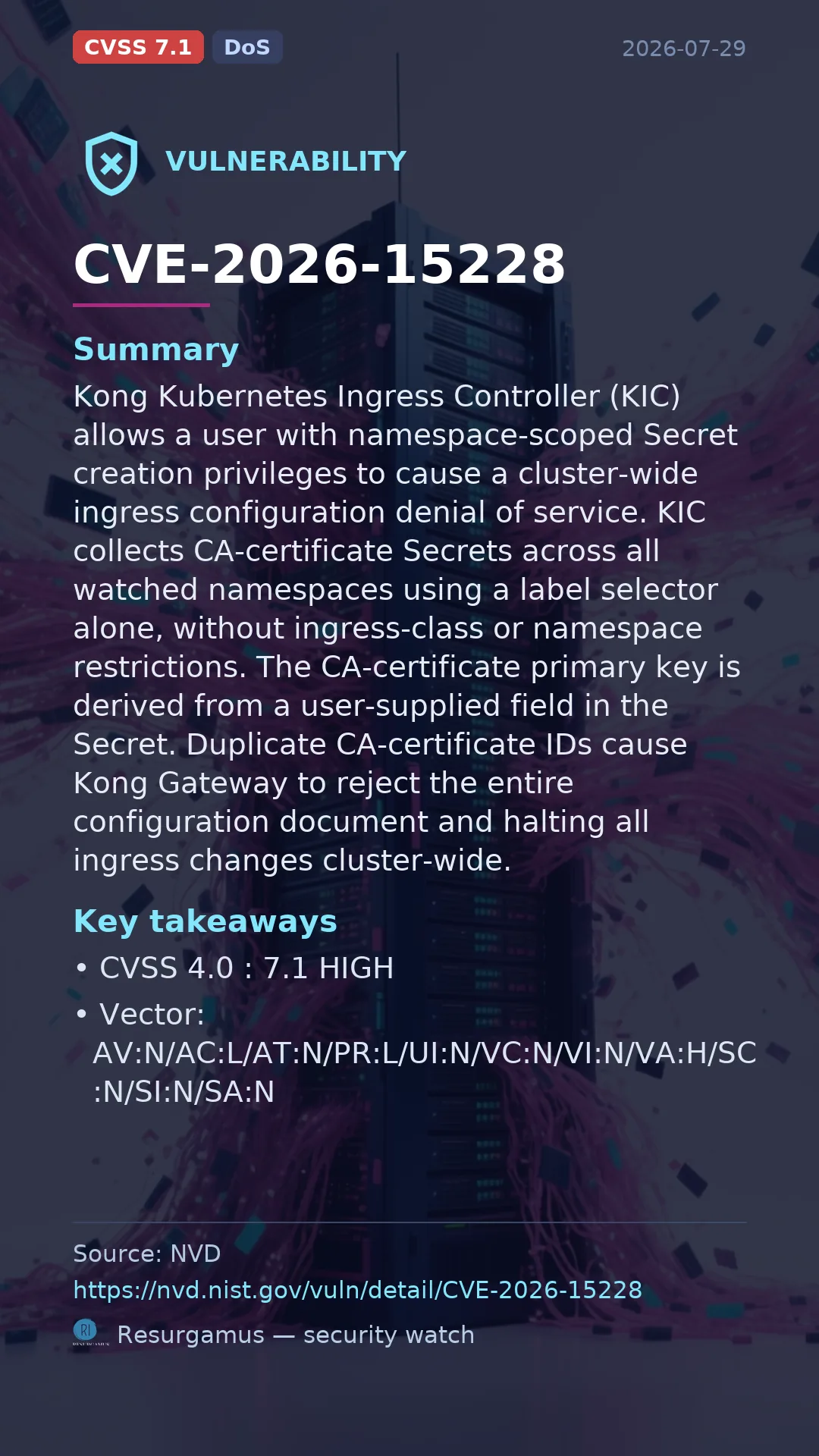 CVE-2026-15228  Vulnerability
