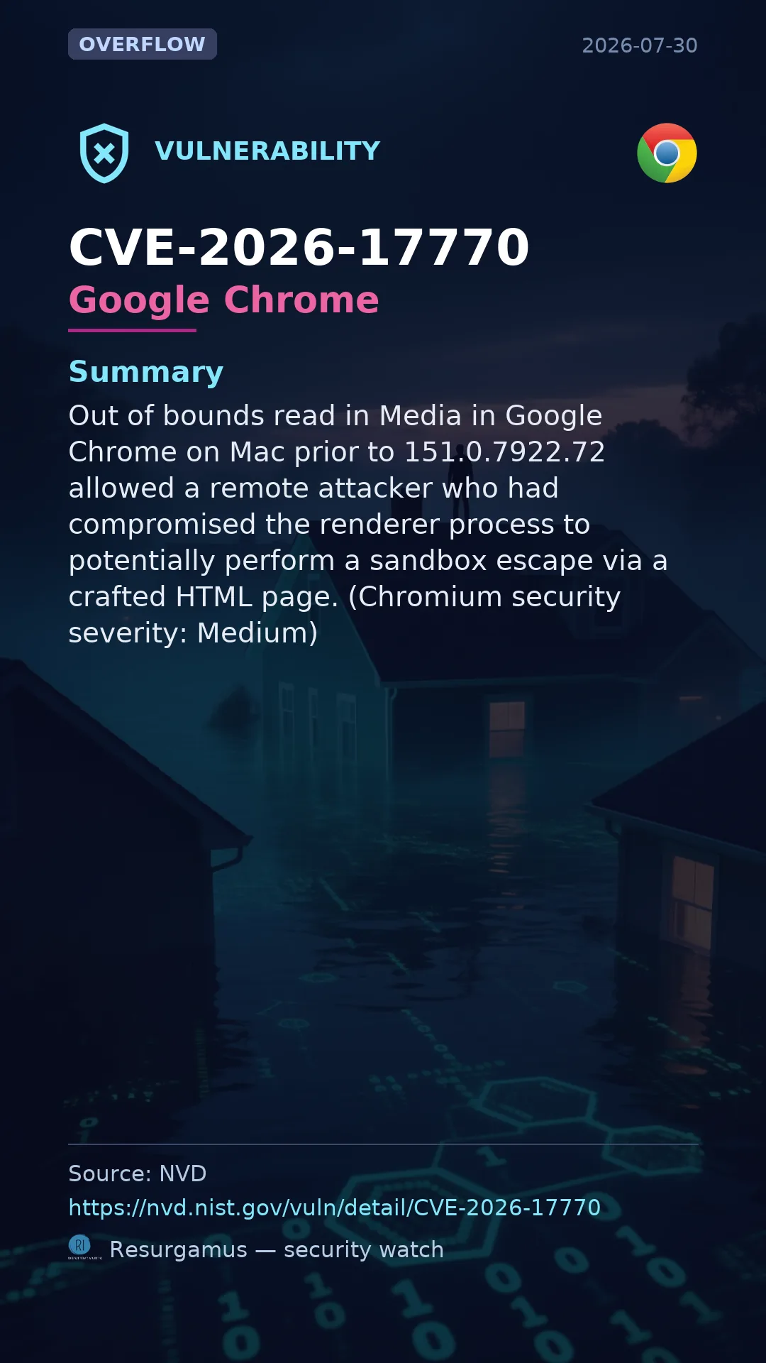 CVE-2026-17770 Google Chrome Vulnerability