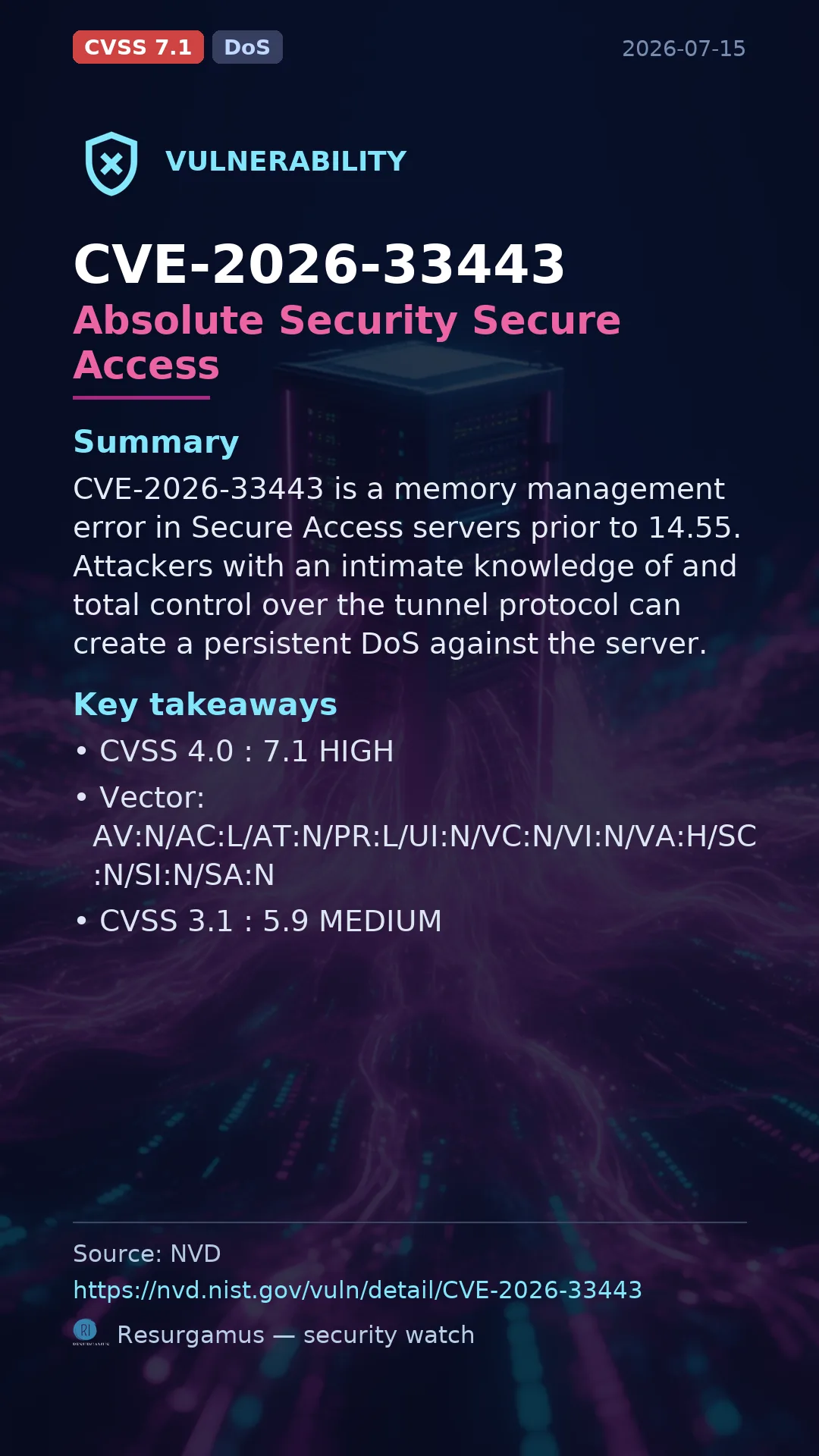 CVE-2026-33443 Absolute Security Secure Access Vulnerability