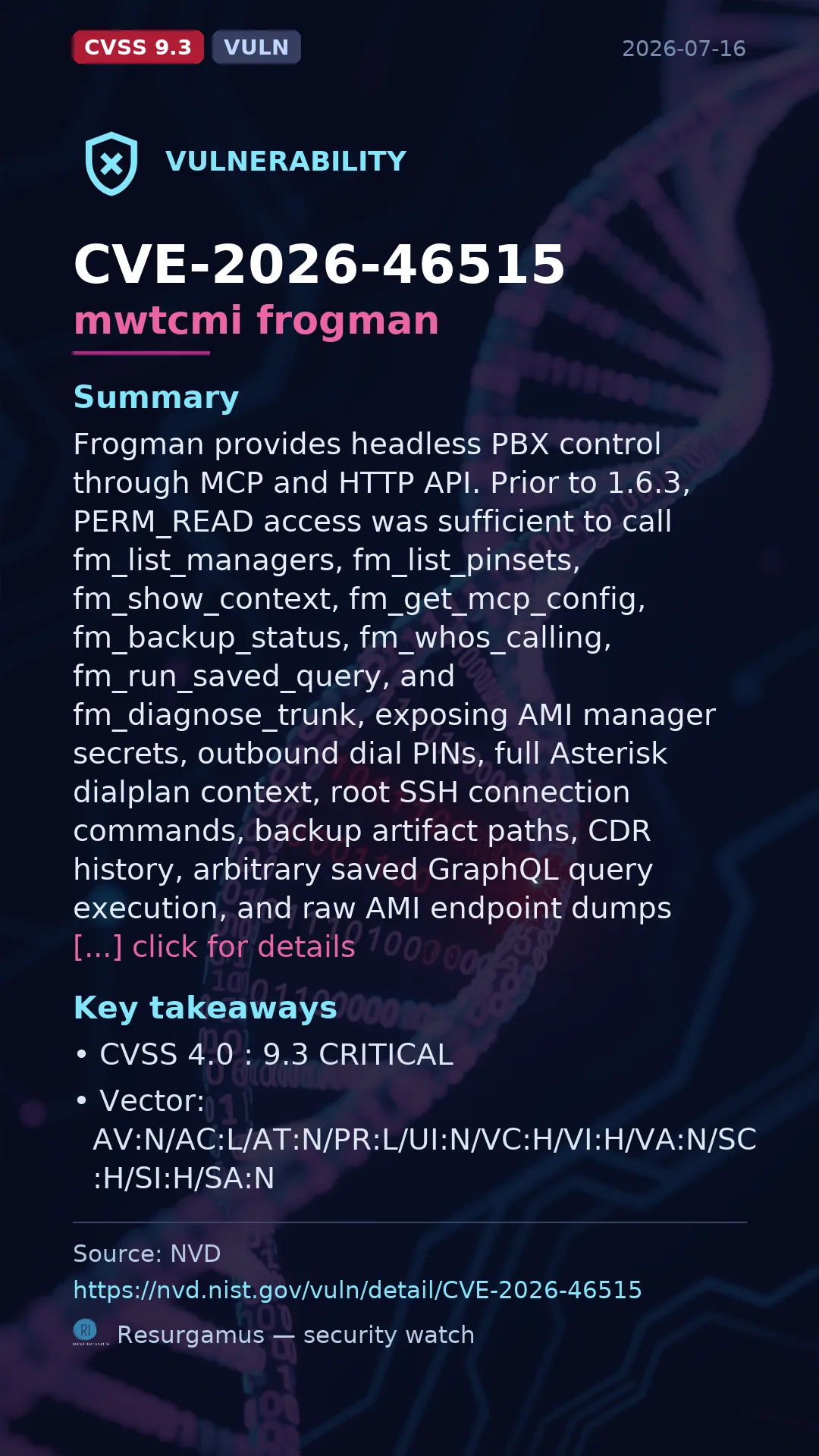 CVE-2026-46515 mwtcmi frogman Vulnerability