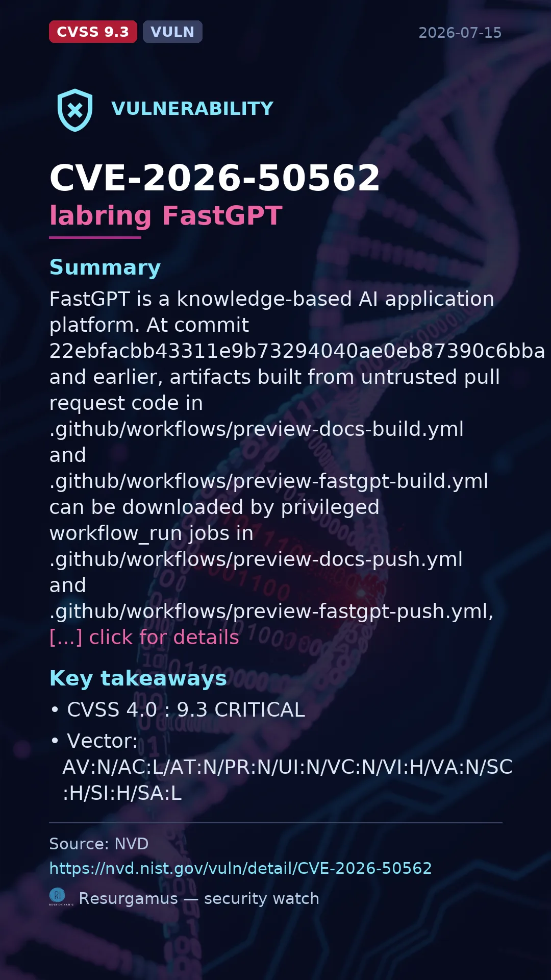 CVE-2026-50562 labring FastGPT Vulnerability