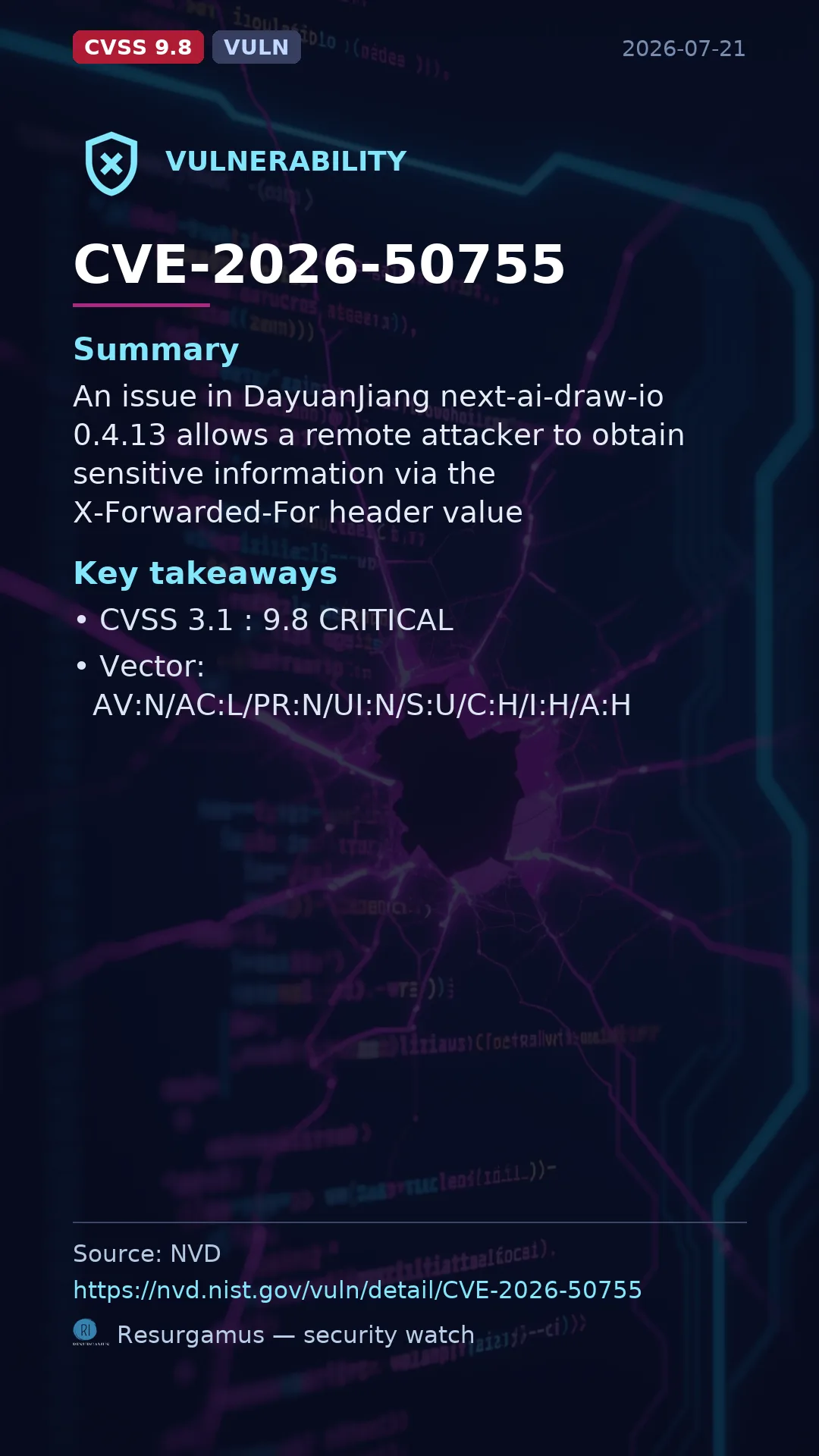 CVE-2026-50755  Vulnerability
