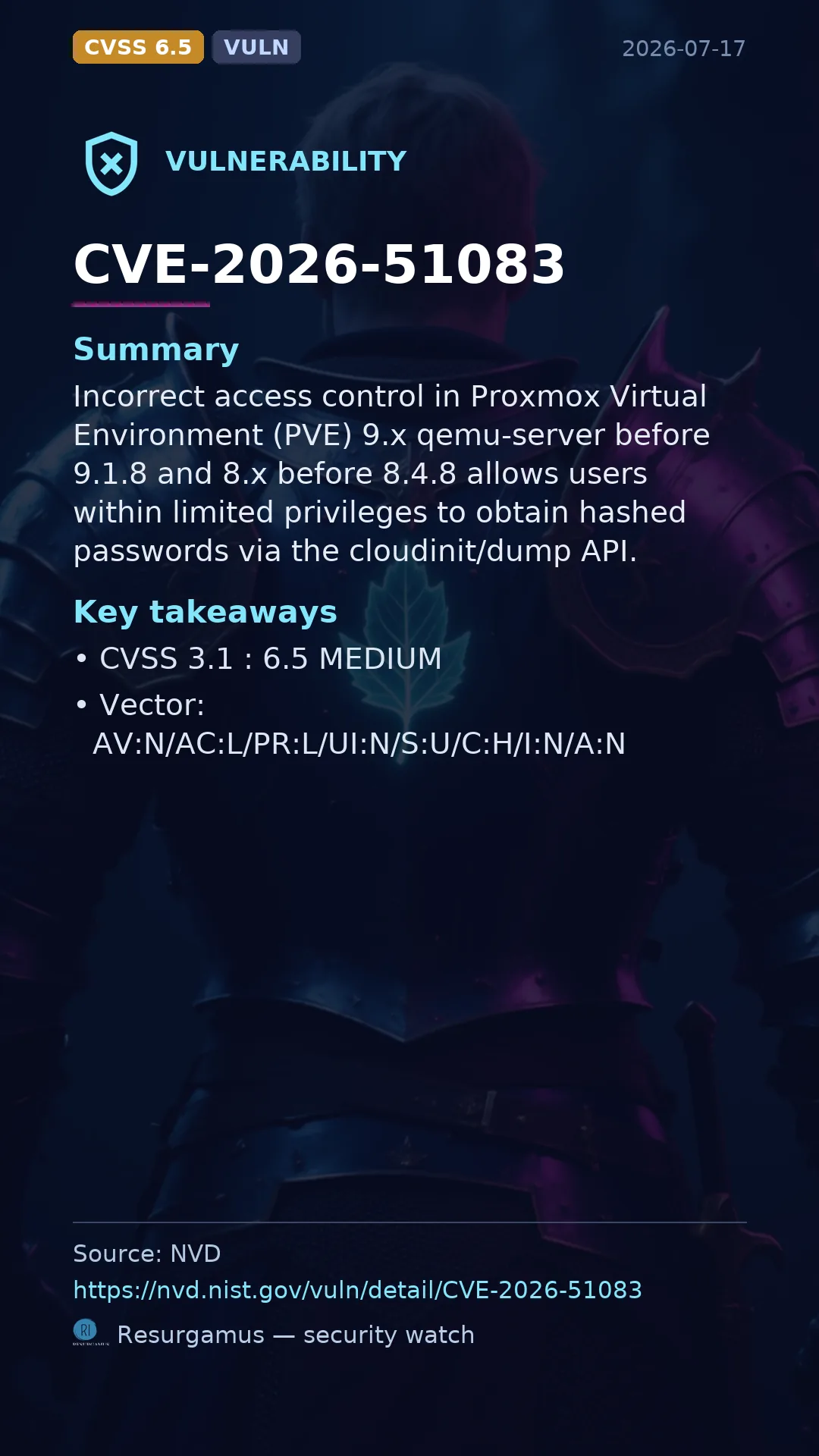CVE-2026-51083  Vulnerability