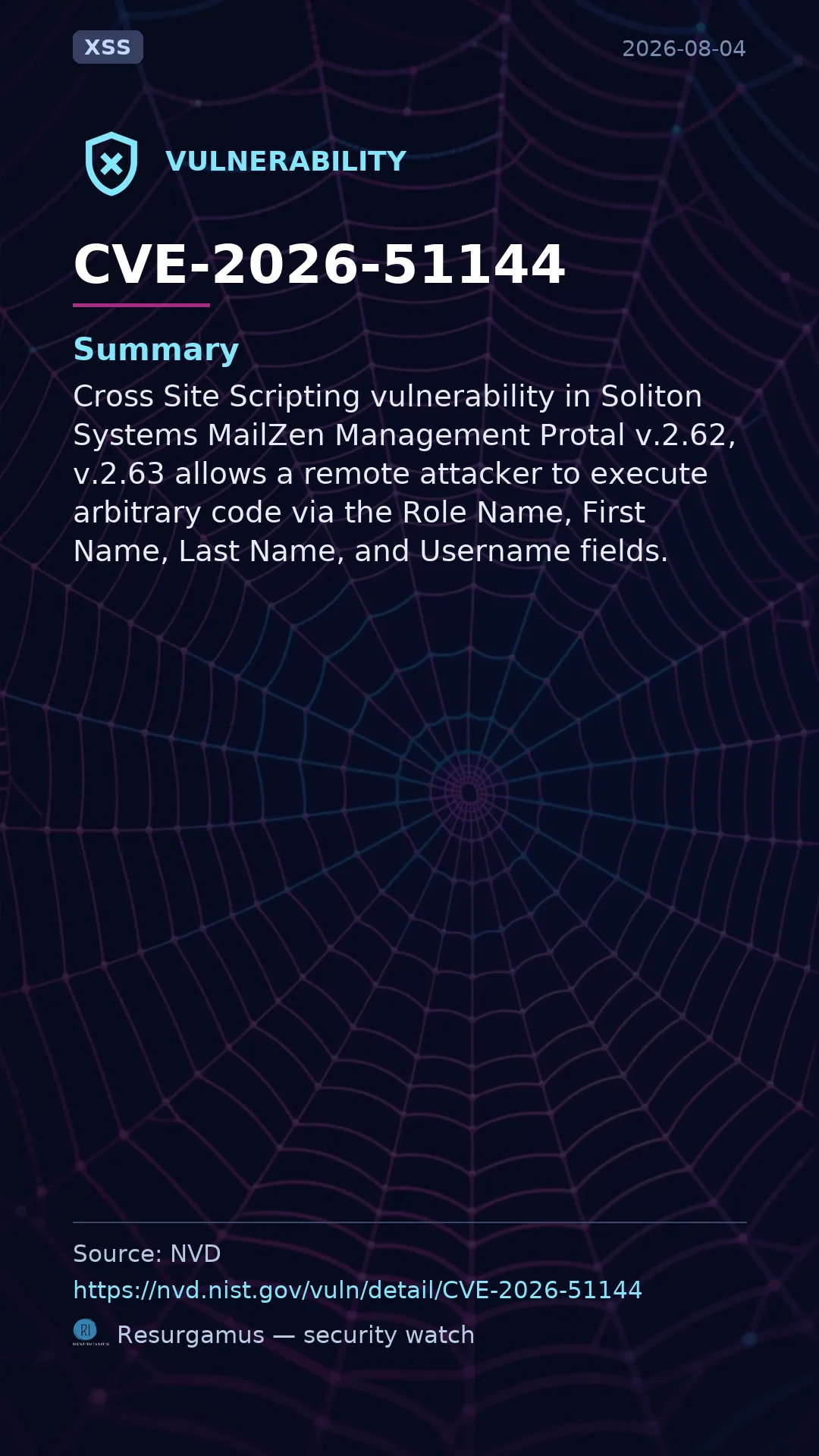CVE-2026-51144  Vulnerability