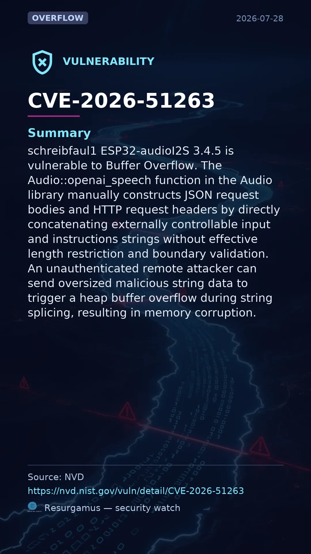 CVE-2026-51263  Vulnerability