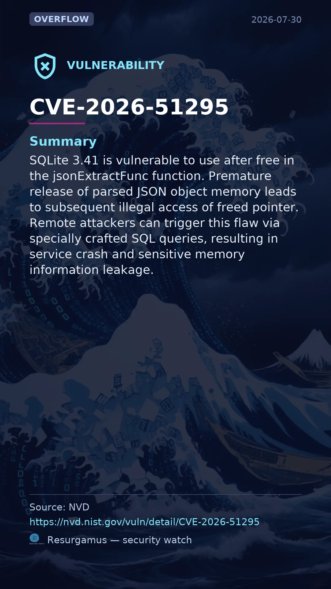 CVE-2026-51295  Vulnerability