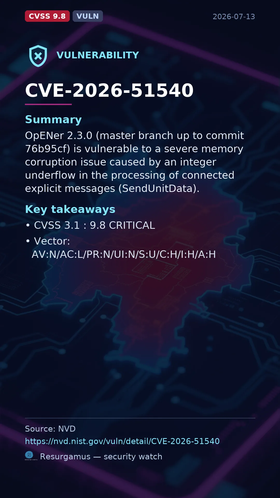 CVE-2026-51540  Vulnerability