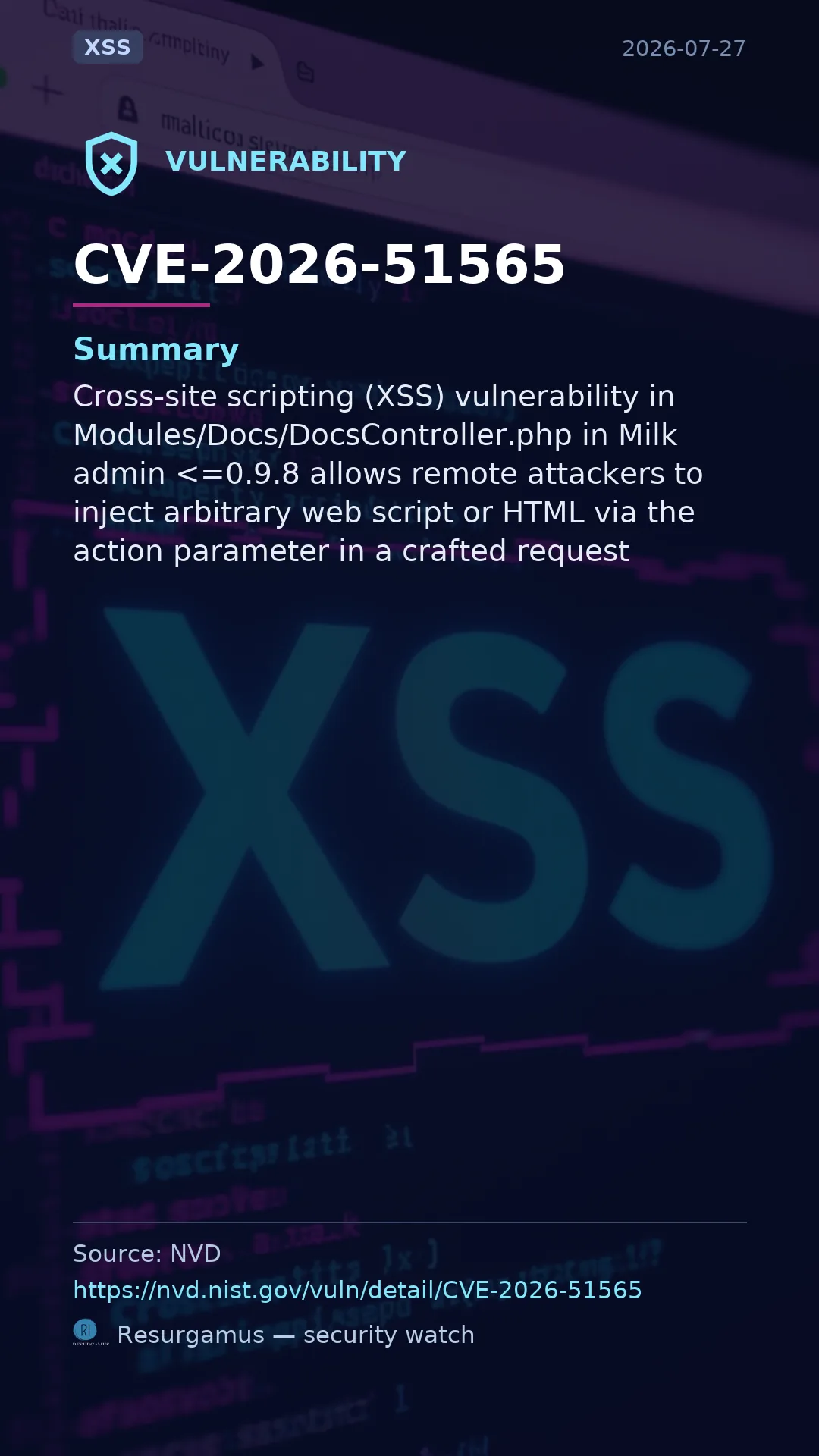 CVE-2026-51565  Vulnerability
