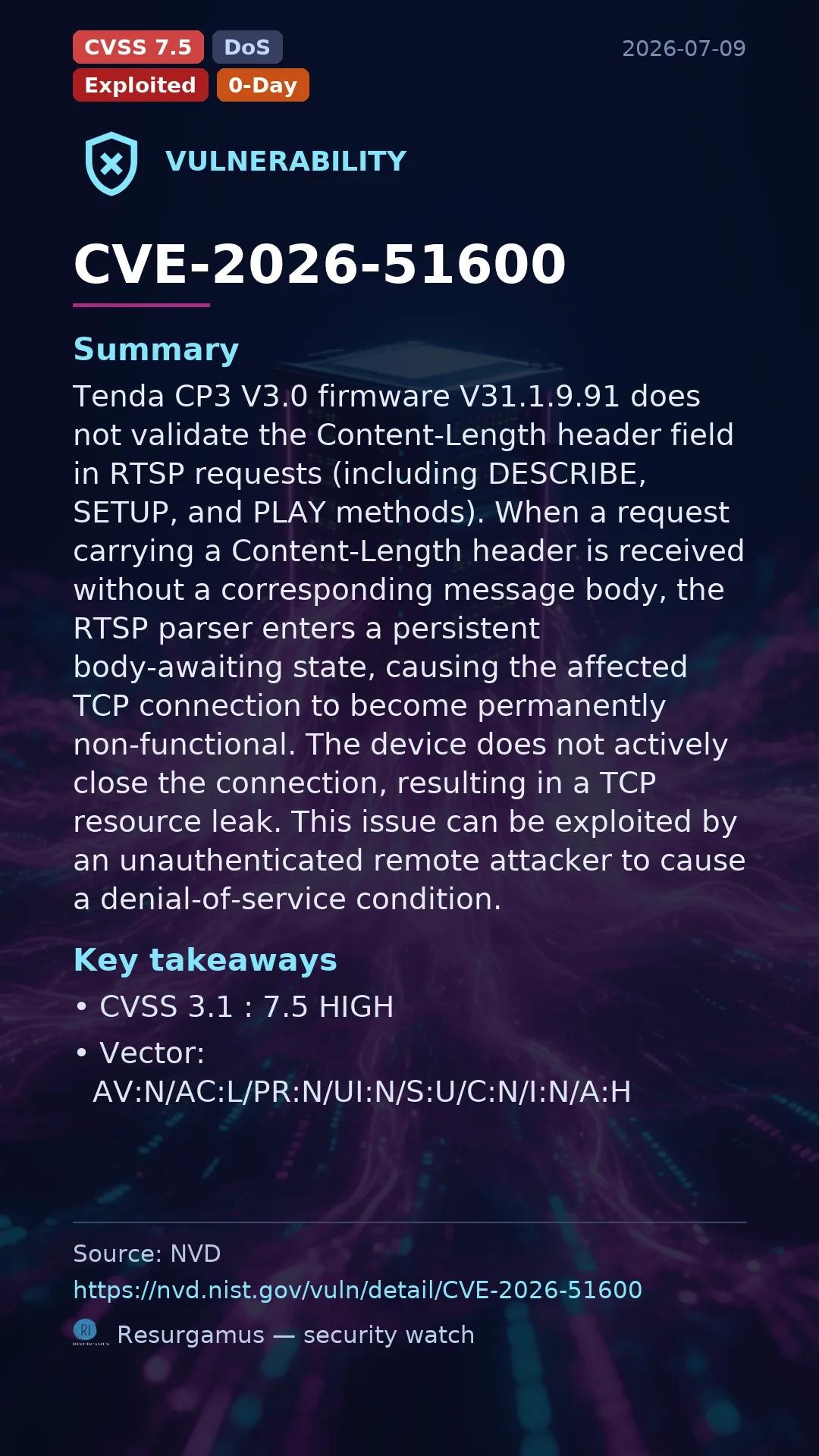 CVE-2026-51600  Vulnerability