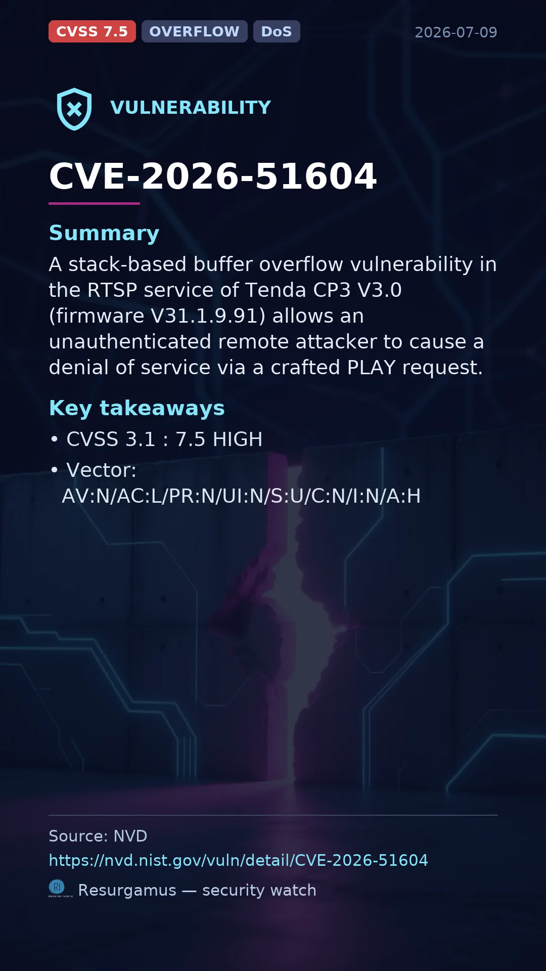 CVE-2026-51604  Vulnerability