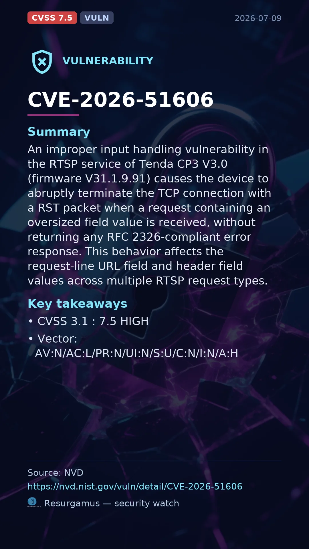 CVE-2026-51606  Vulnerability