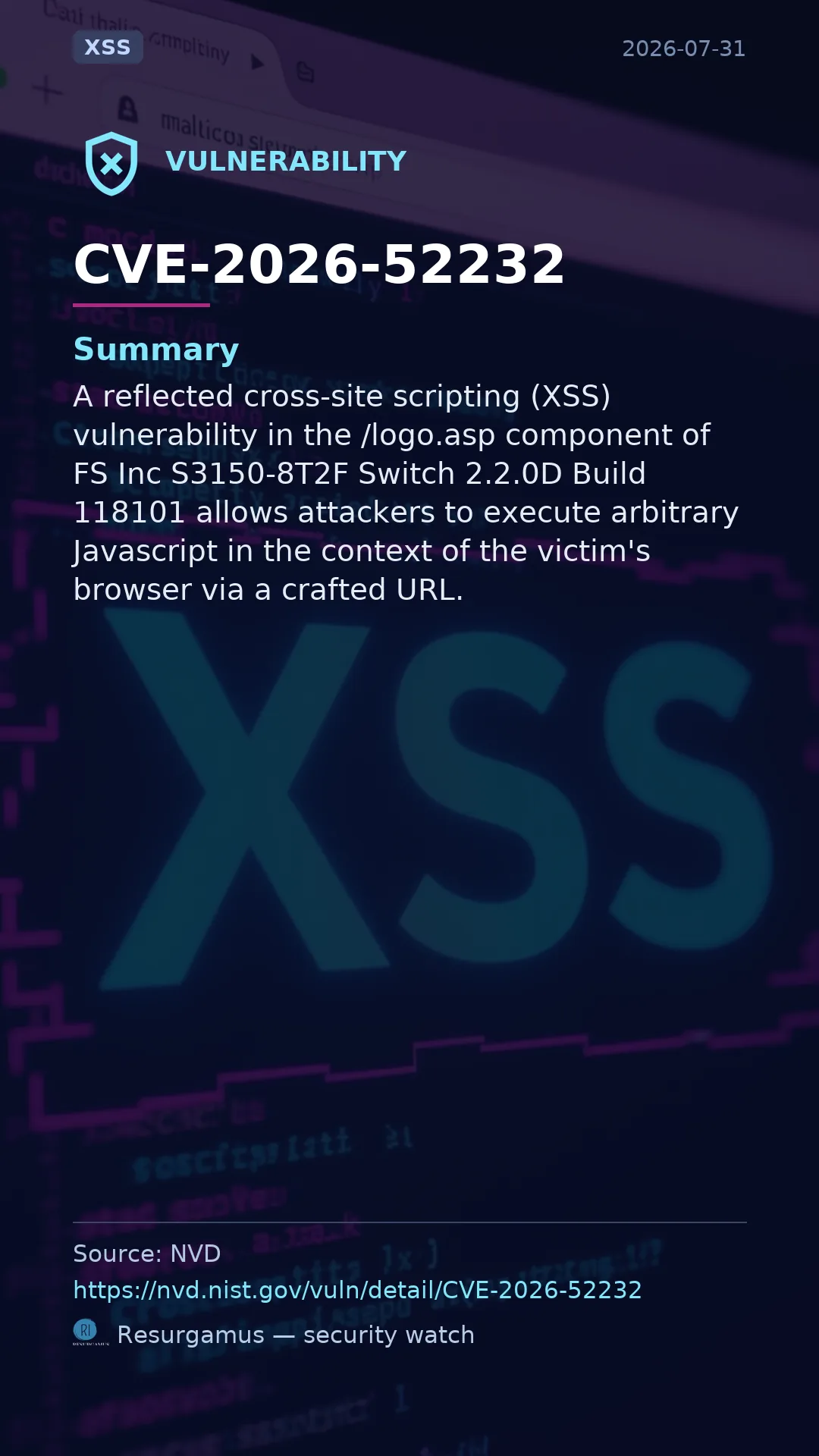 CVE-2026-52232  Vulnerability
