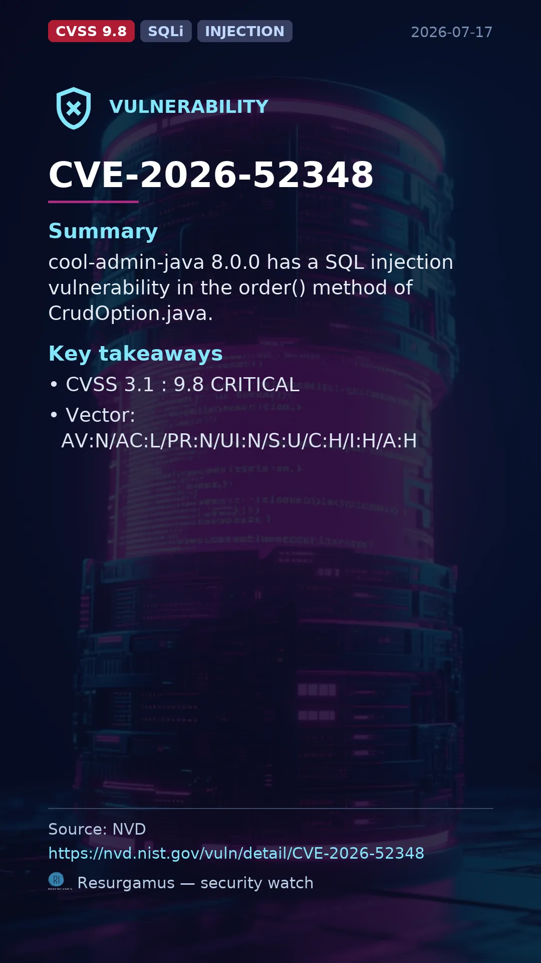 CVE-2026-52348  Vulnerability