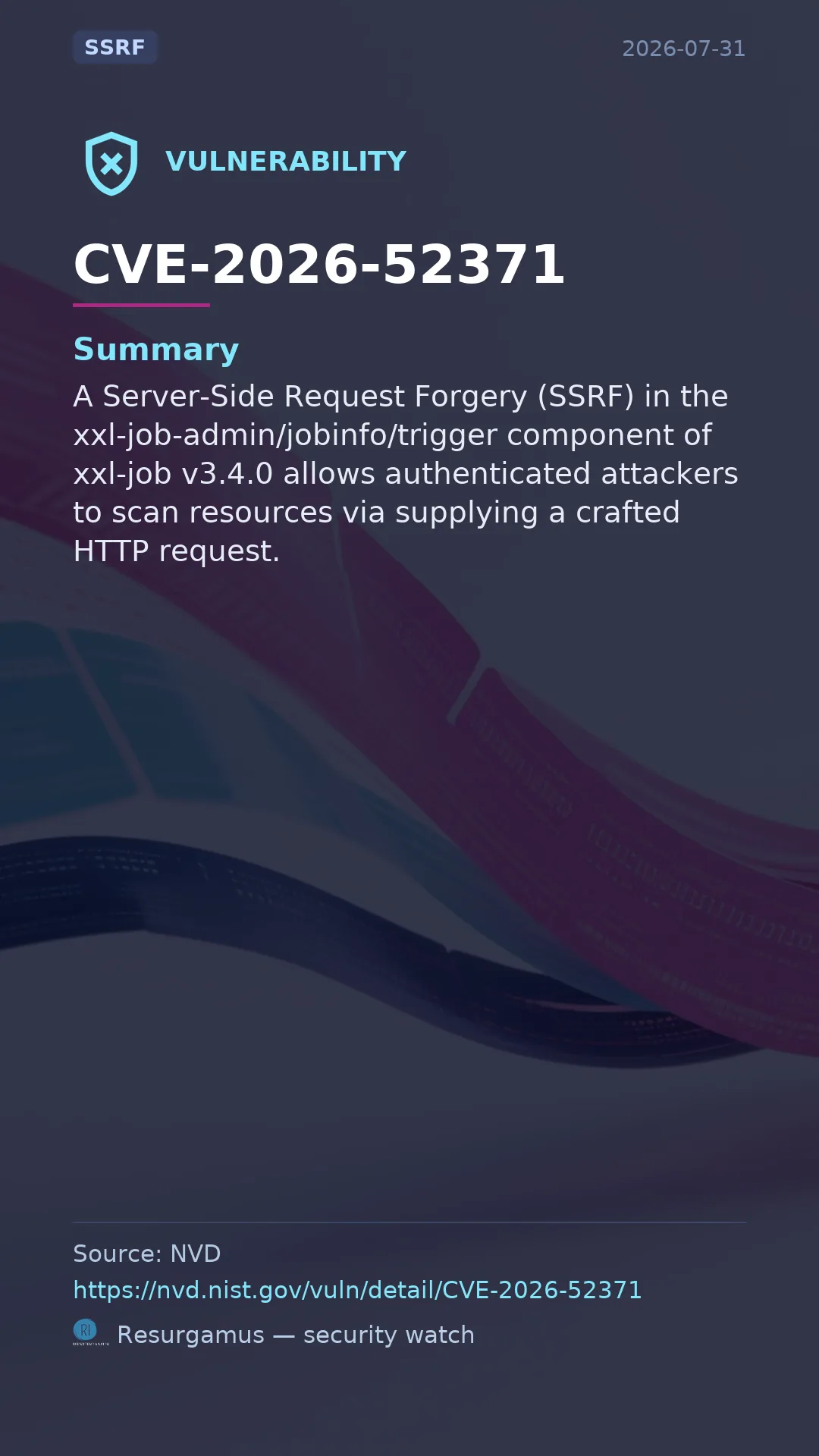 CVE-2026-52371  Vulnerability