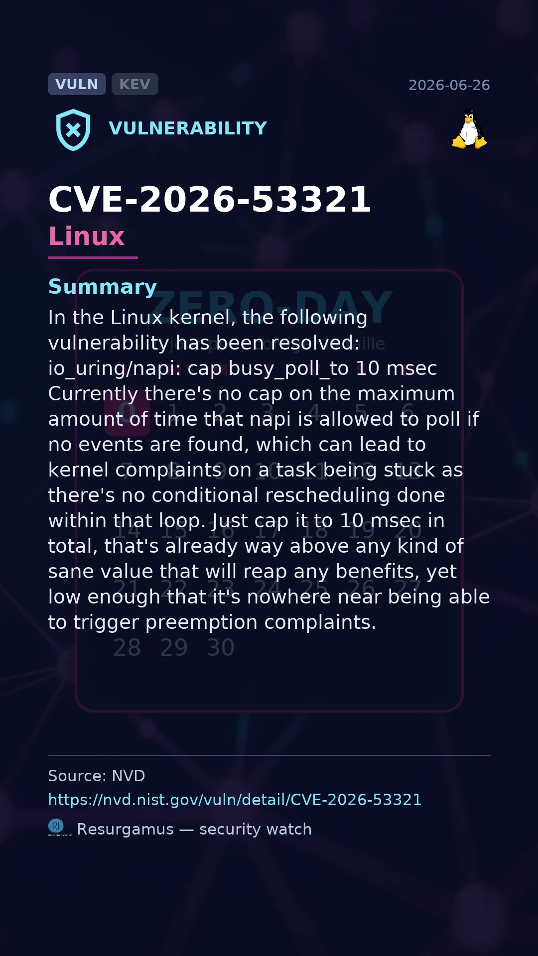 CVE-2026-53321 Linux Vulnerability