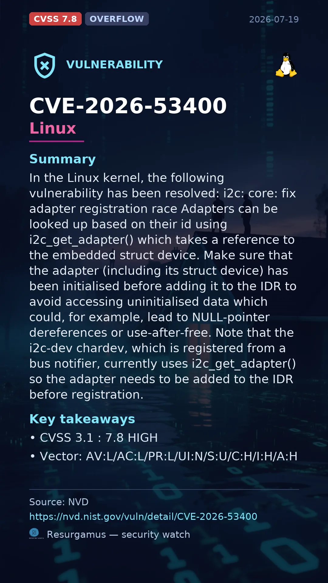 CVE-2026-53400 Linux Vulnerability