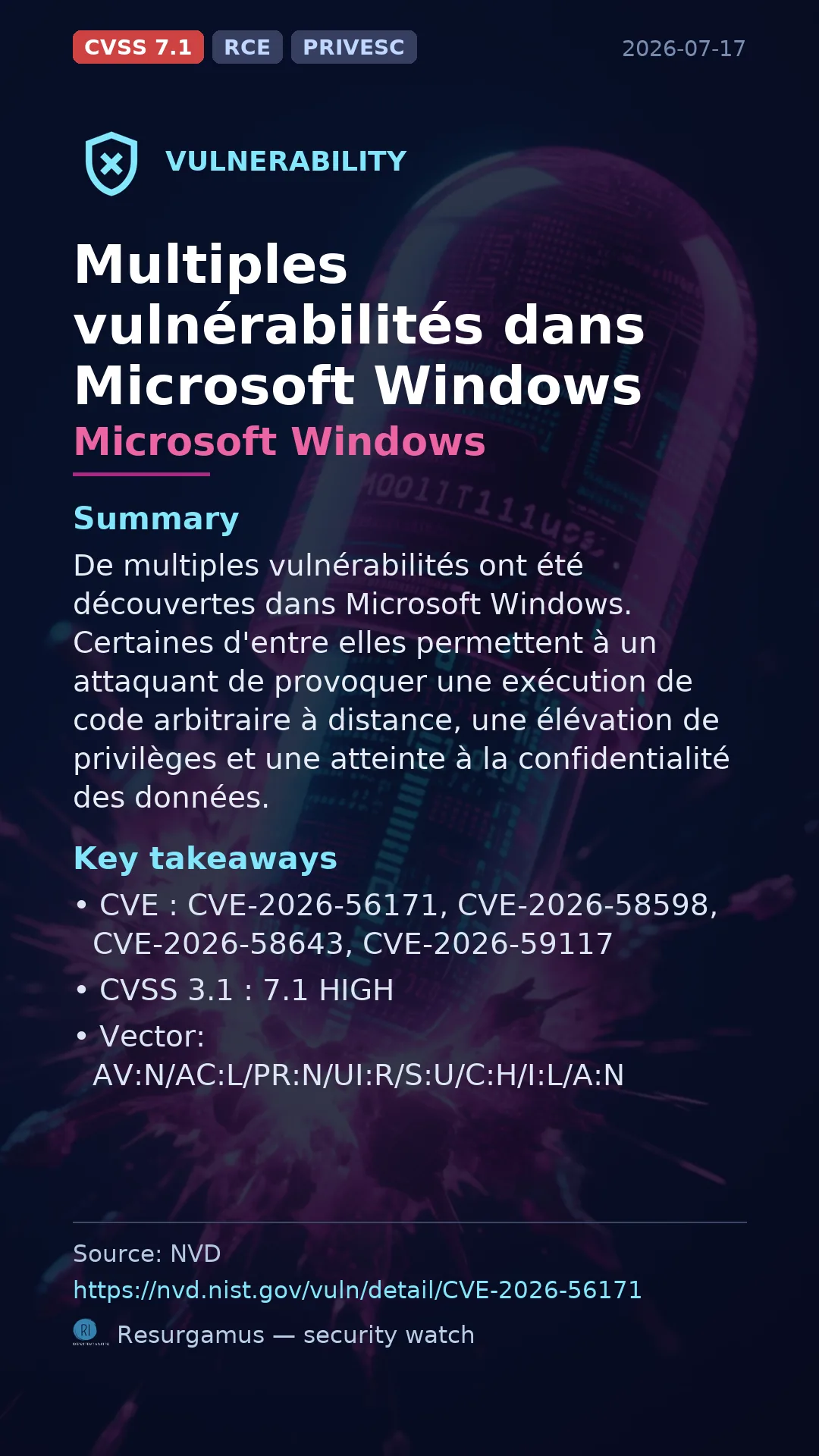 CVE-2026-56171 Microsoft Windows Vulnerability