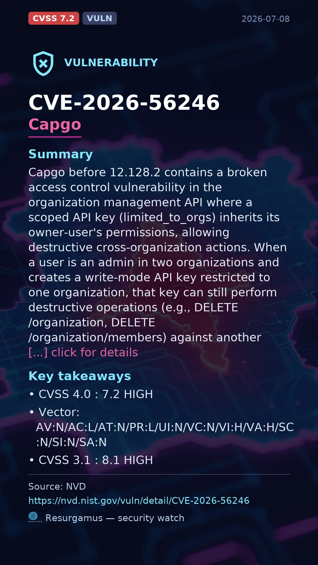CVE-2026-56246 Capgo Vulnerability