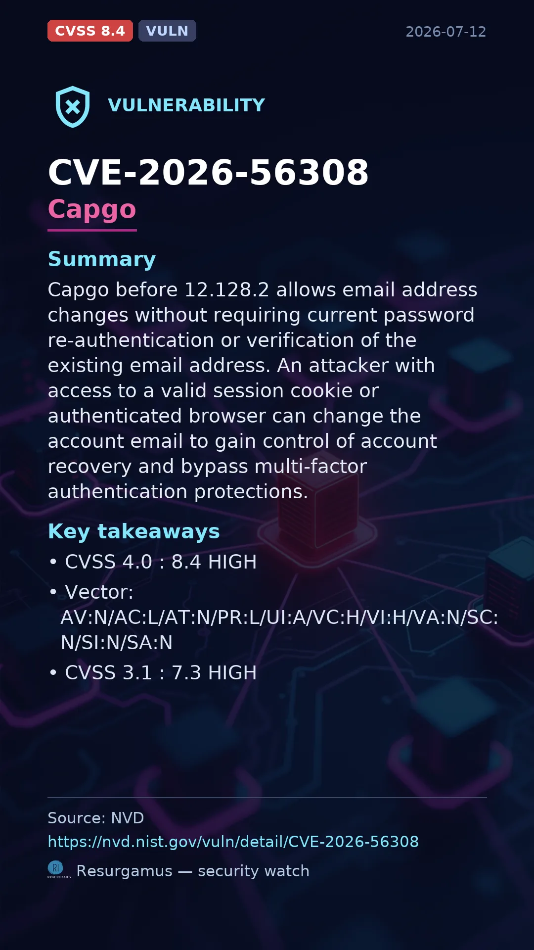 CVE-2026-56308 Capgo Vulnerability