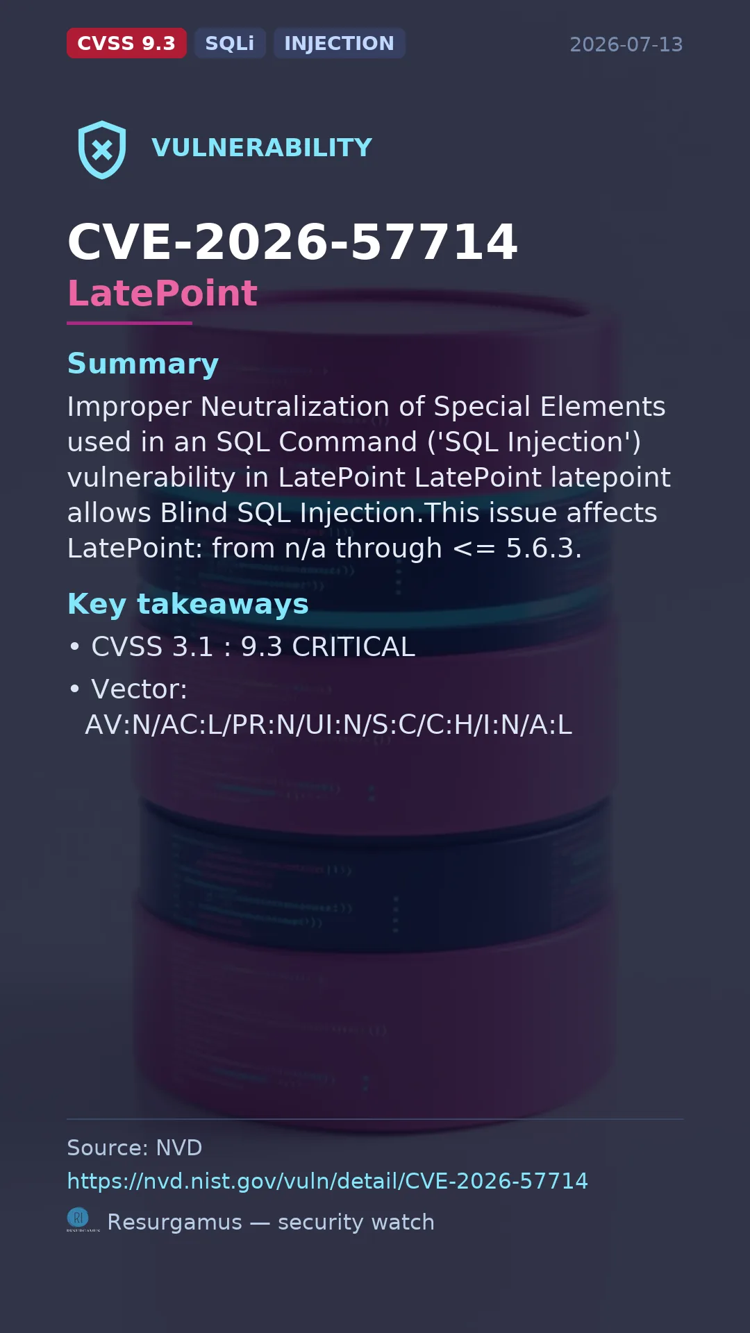 CVE-2026-57714 LatePoint Vulnerability