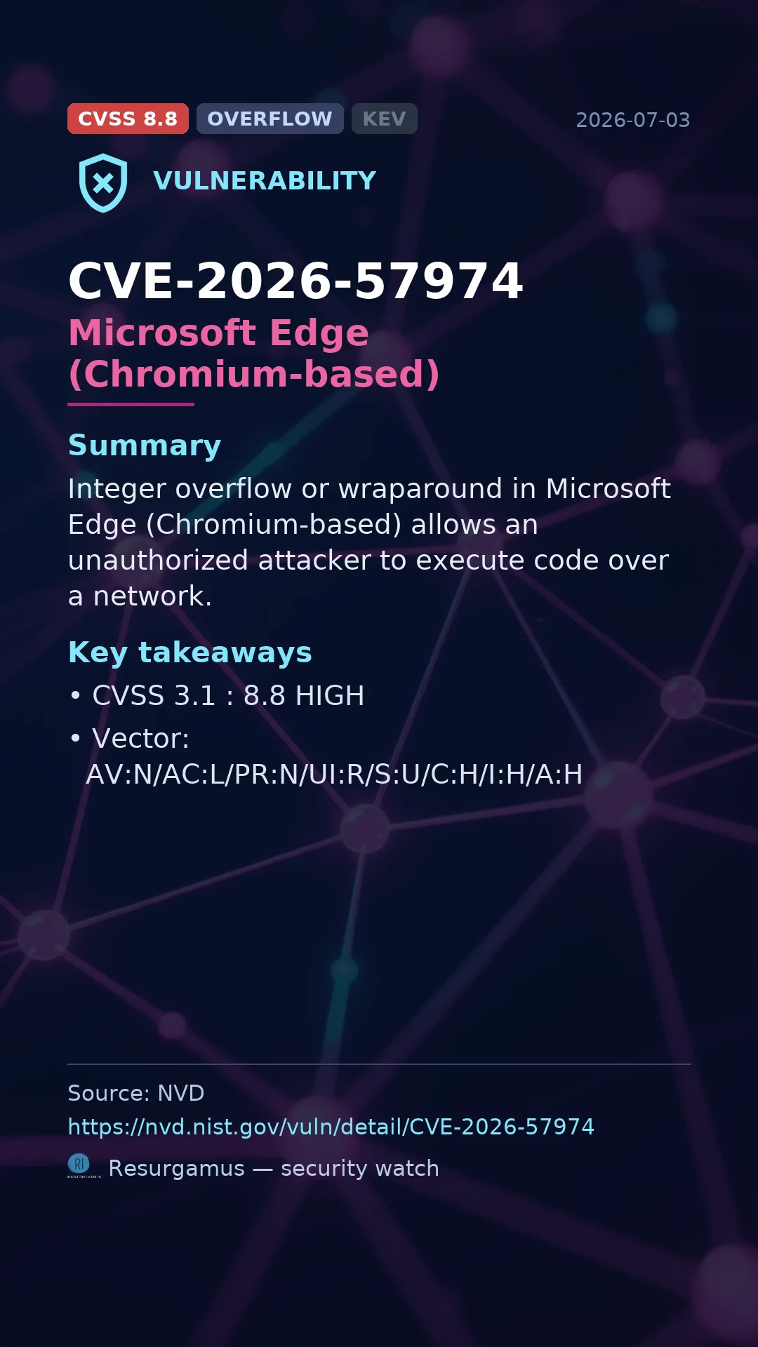 CVE-2026-57974 Microsoft Edge (Chromium-based) Vulnerability