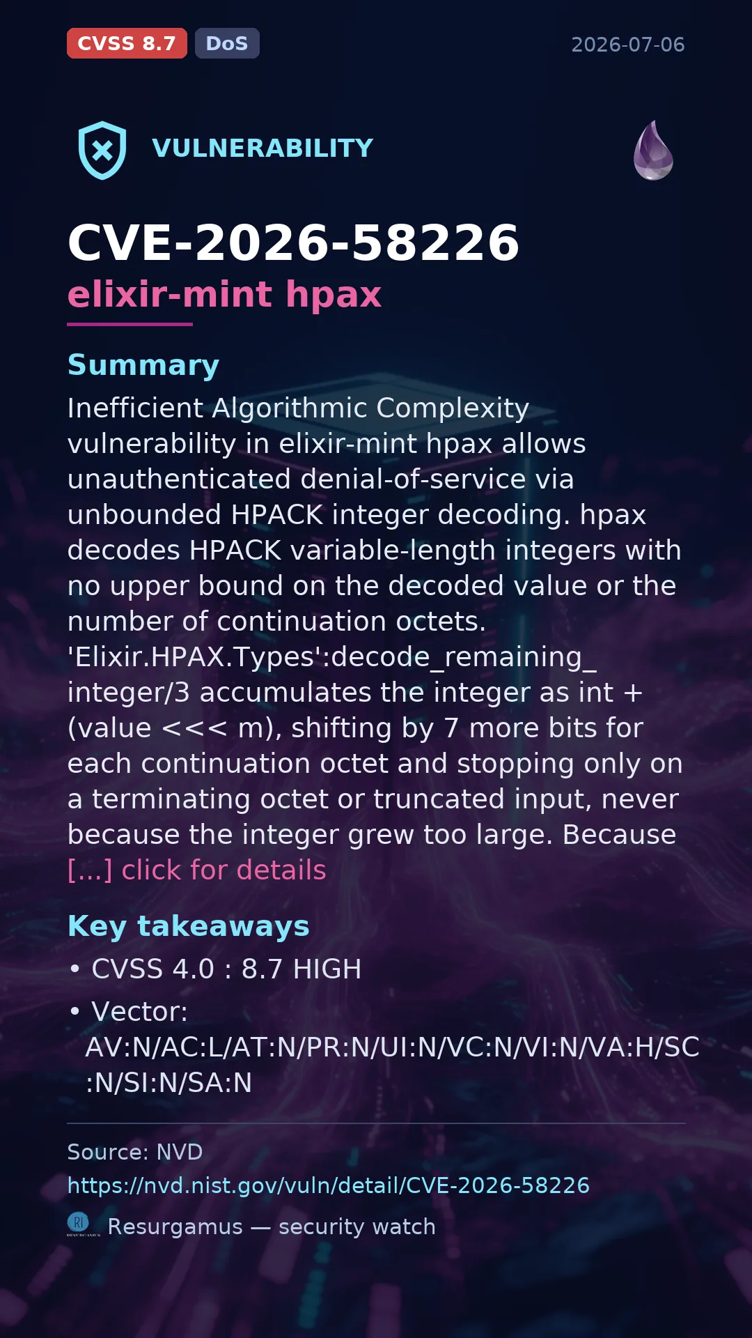 CVE-2026-58226 elixir-mint hpax Vulnerability