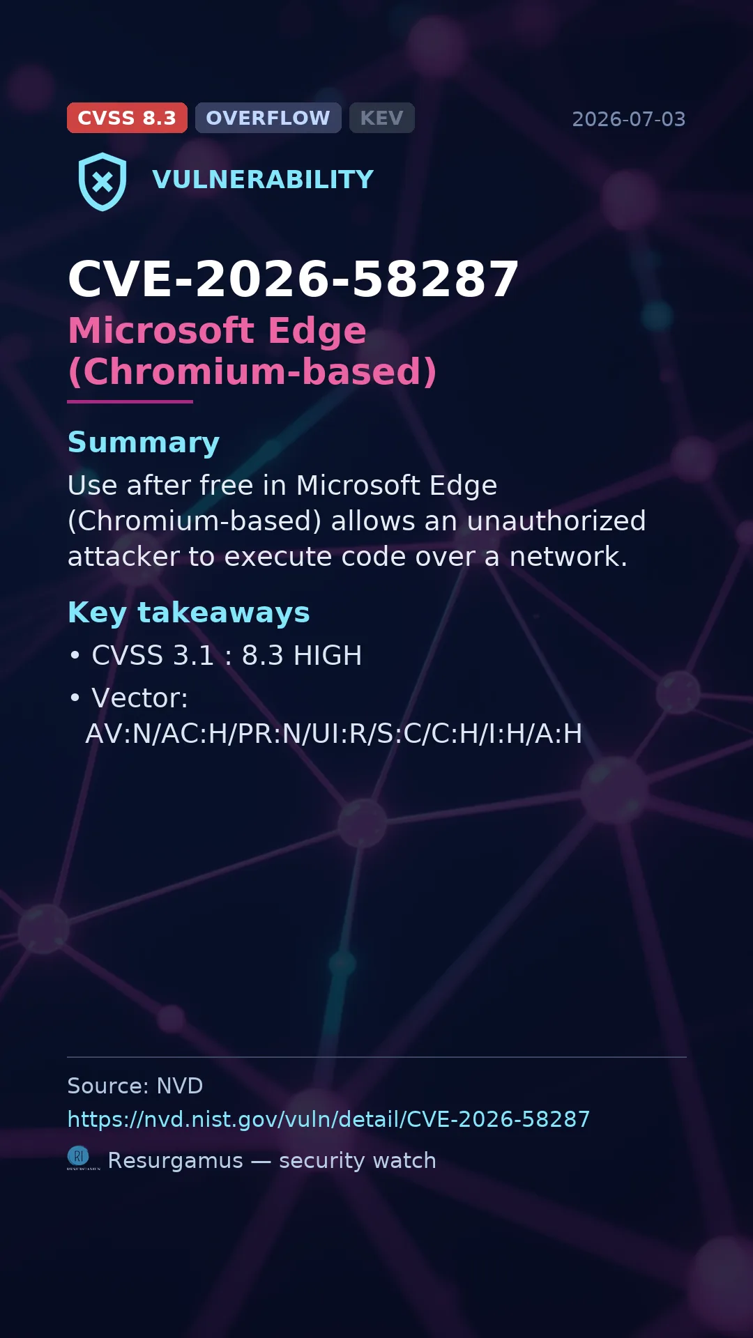 CVE-2026-58287 Microsoft Edge (Chromium-based) Vulnerability