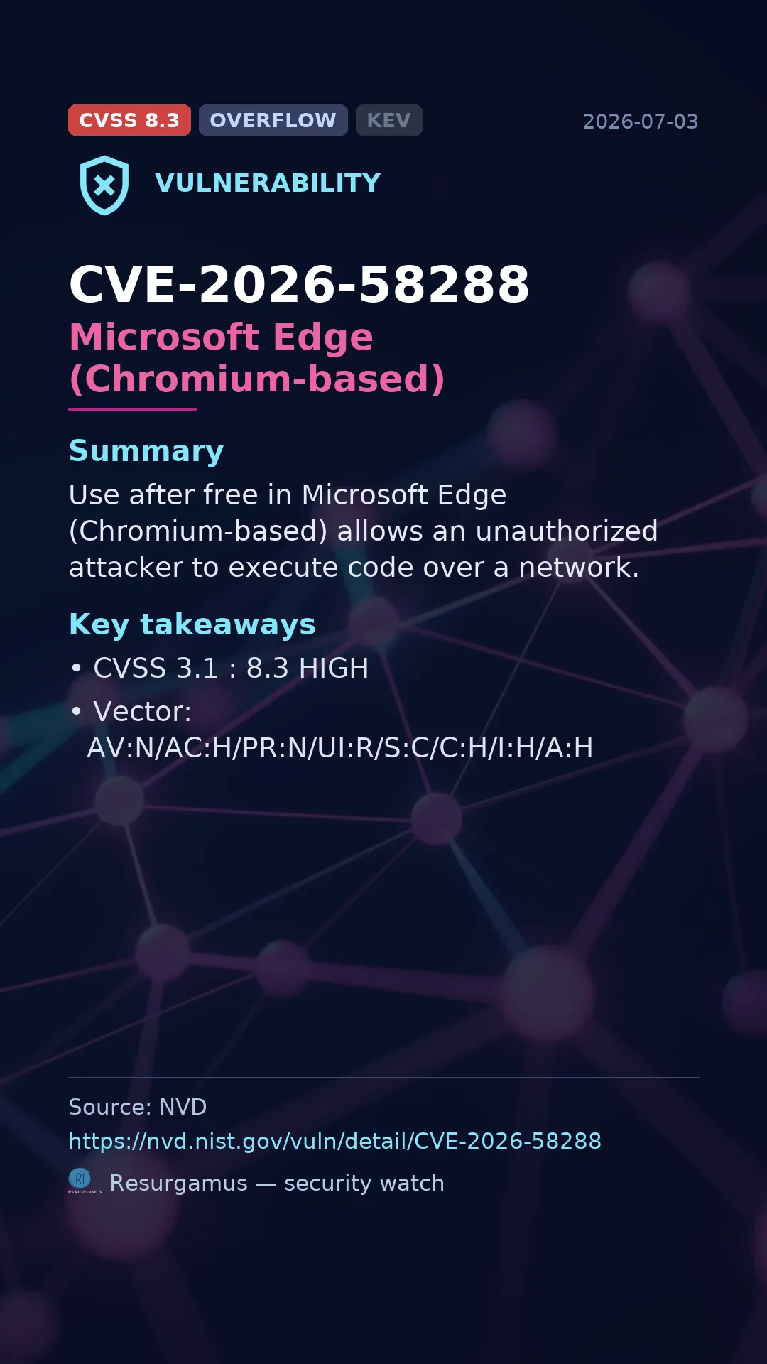 CVE-2026-58288 Microsoft Edge (Chromium-based) Vulnerability