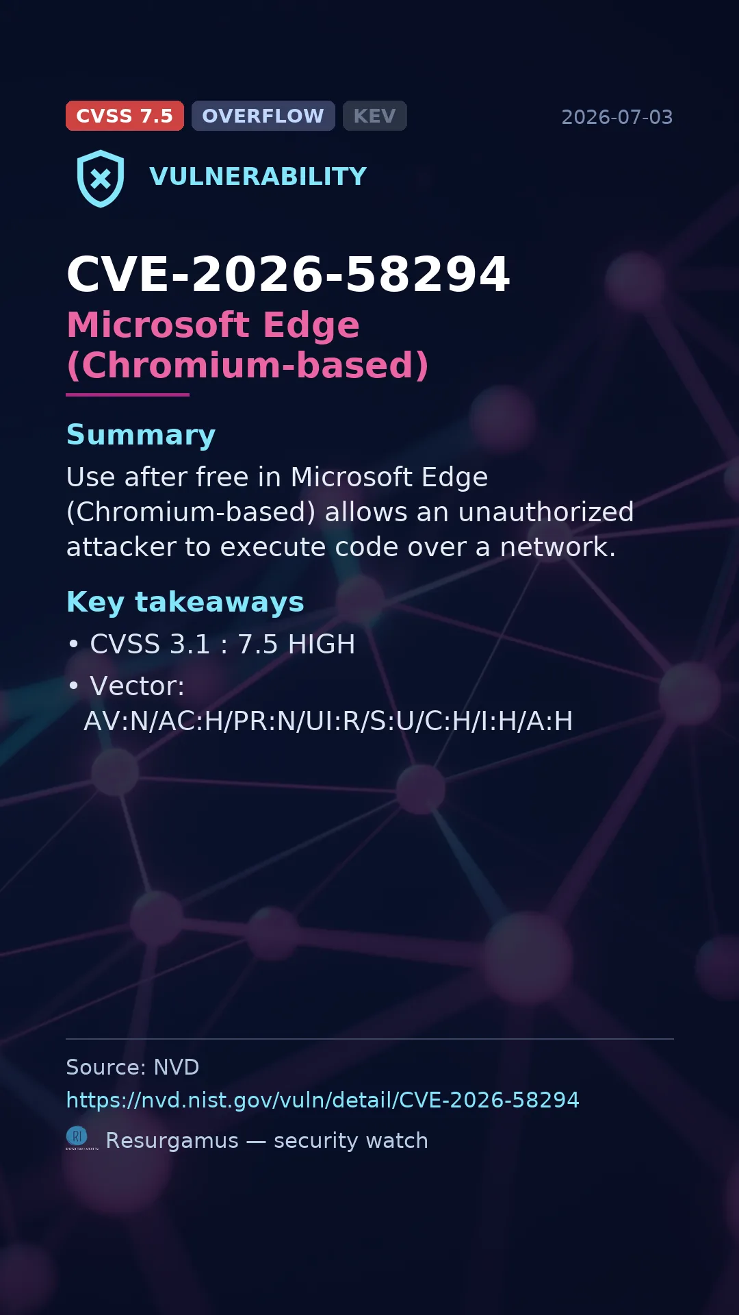 CVE-2026-58294 Microsoft Edge (Chromium-based) Vulnerability