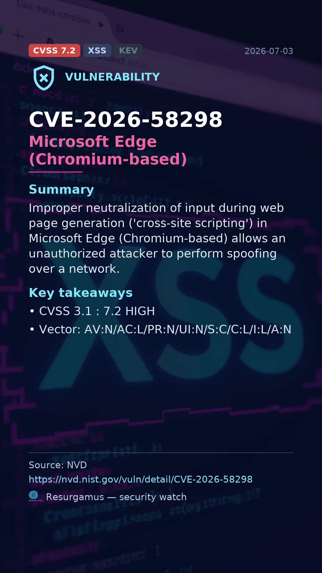 CVE-2026-58298 Microsoft Edge (Chromium-based) Vulnerability