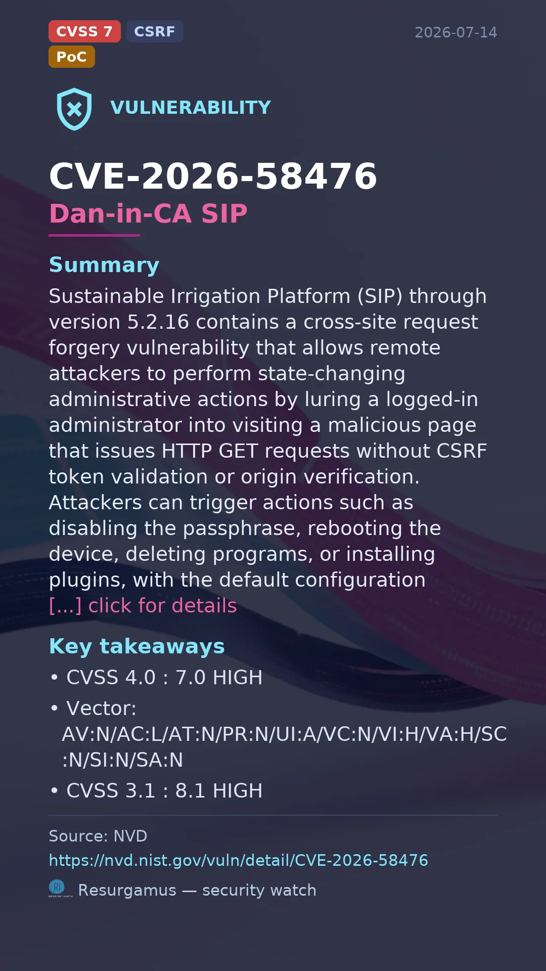 CVE-2026-58476 Dan-in-CA SIP Vulnerability