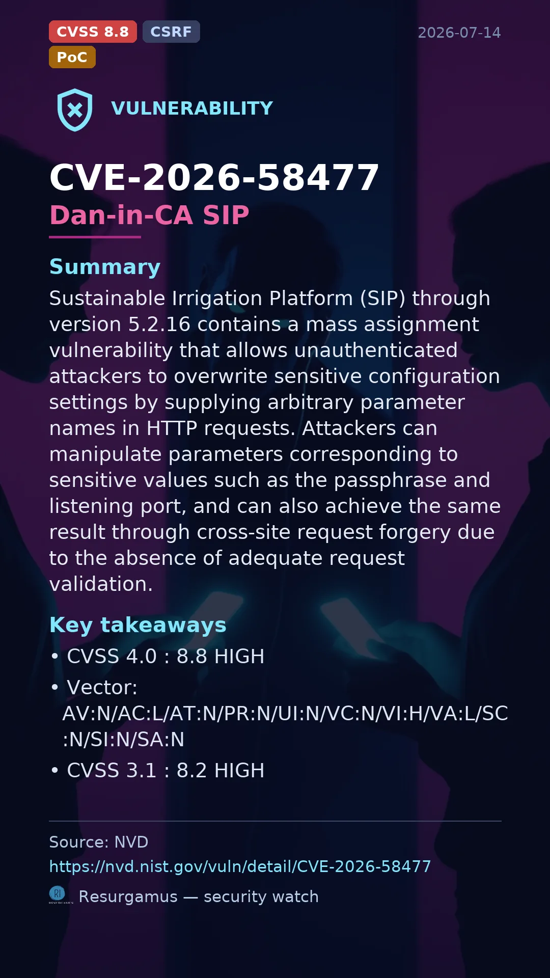 CVE-2026-58477 Dan-in-CA SIP Vulnerability