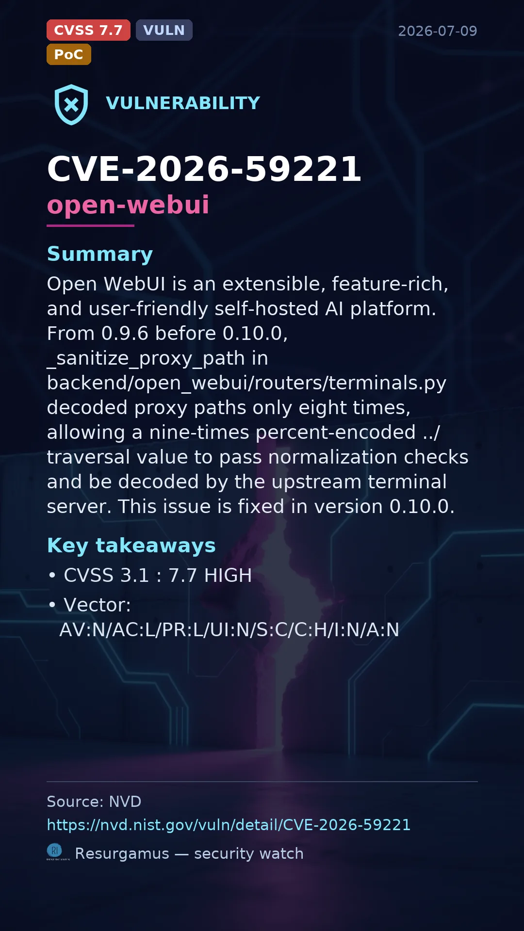 CVE-2026-59221 open-webui Vulnerability