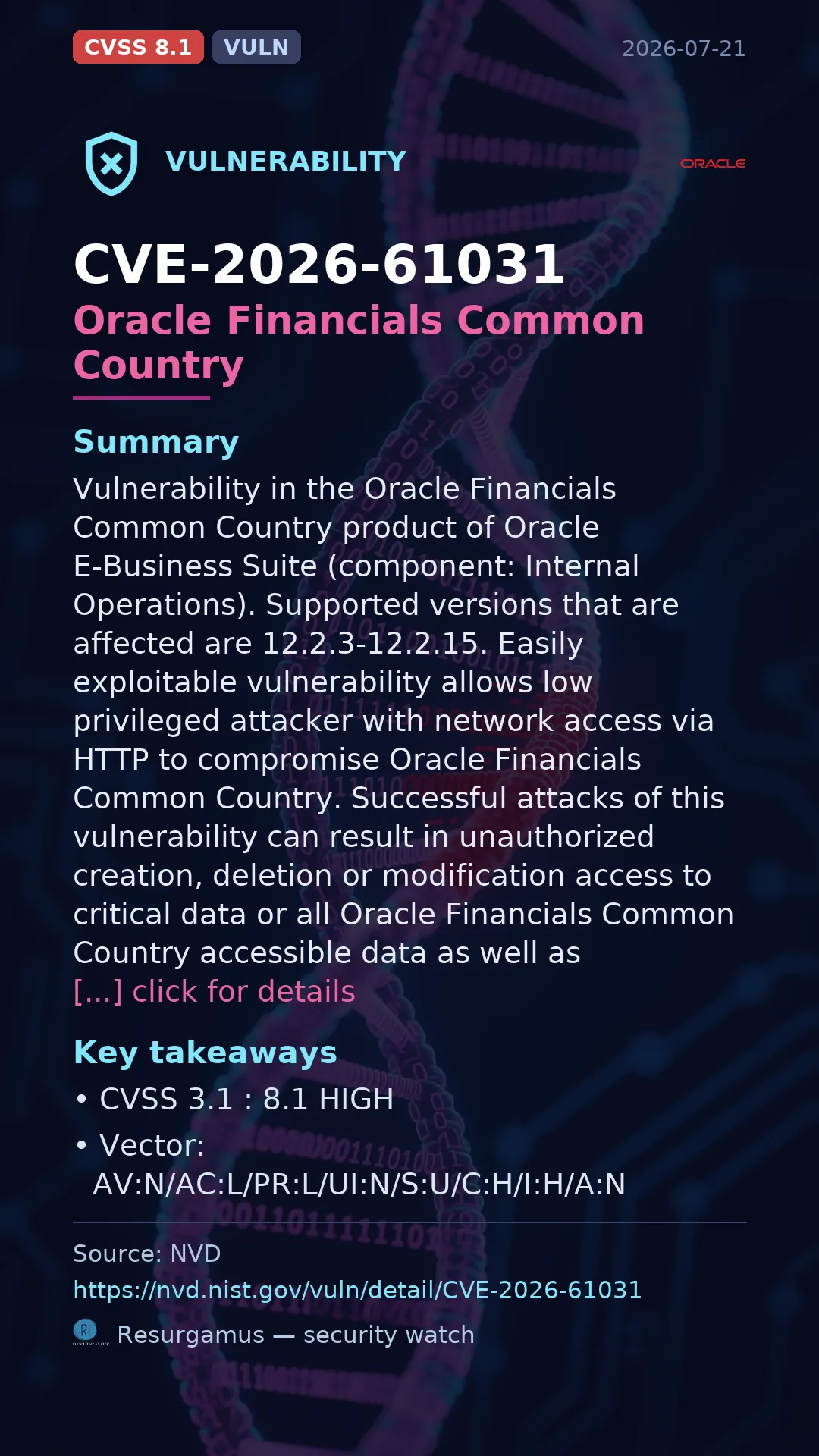 CVE-2026-61031 Oracle Financials Common Country Vulnerability
