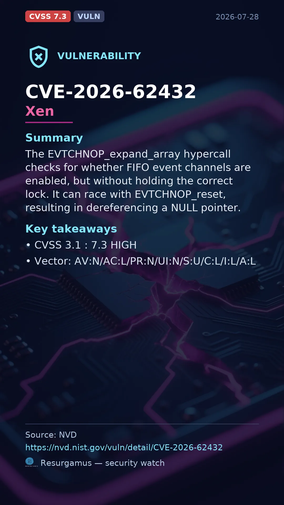 CVE-2026-62432 Xen Vulnerability