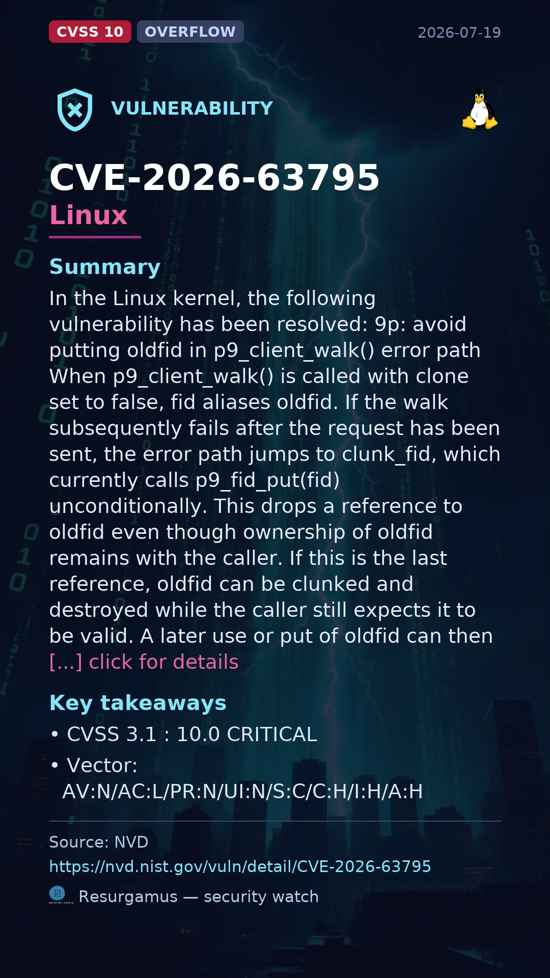 CVE-2026-63795 Linux Vulnerability