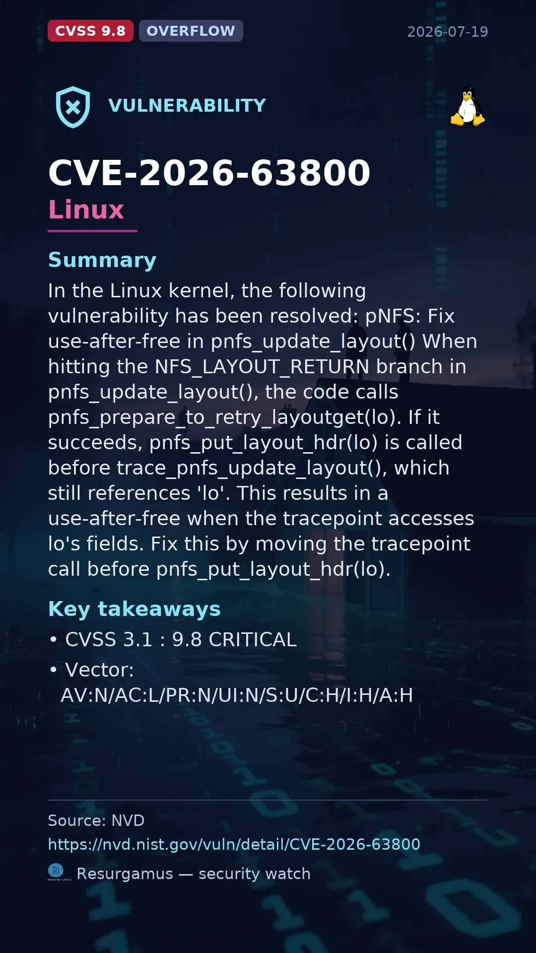 CVE-2026-63800 Linux Vulnerability