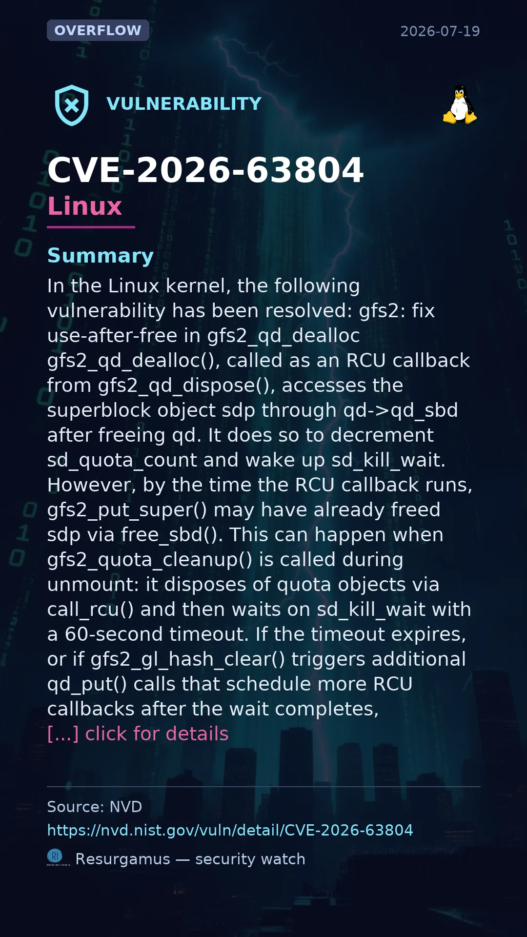 CVE-2026-63804 Linux Vulnerability
