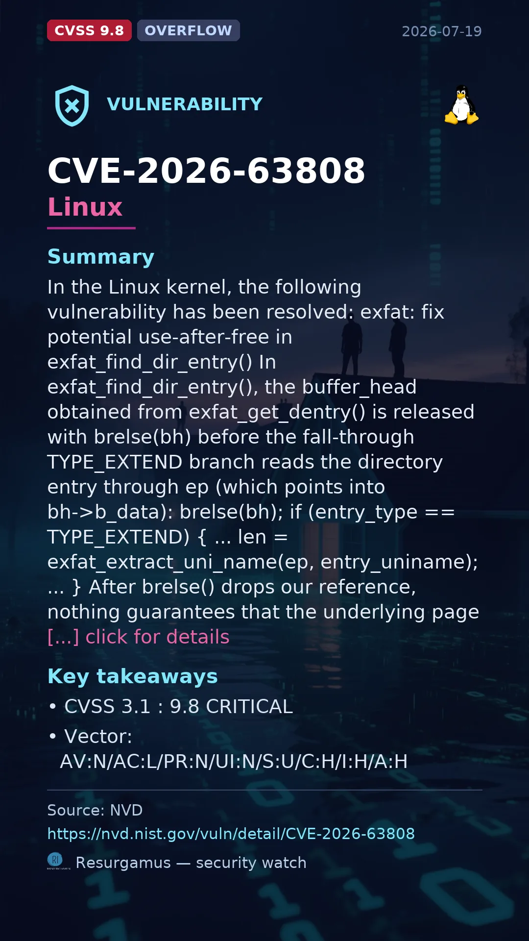 CVE-2026-63808 Linux Vulnerability