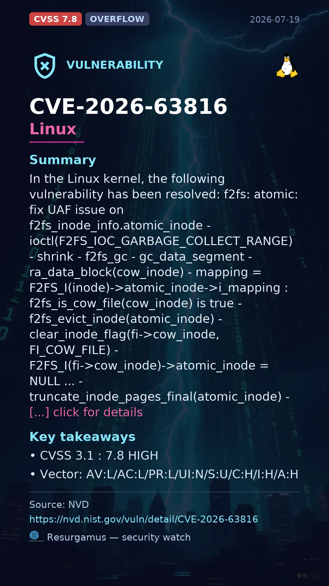 CVE-2026-63816 Linux Vulnerability