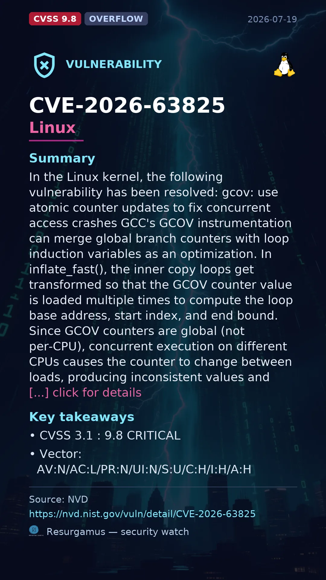 CVE-2026-63825 Linux Vulnerability