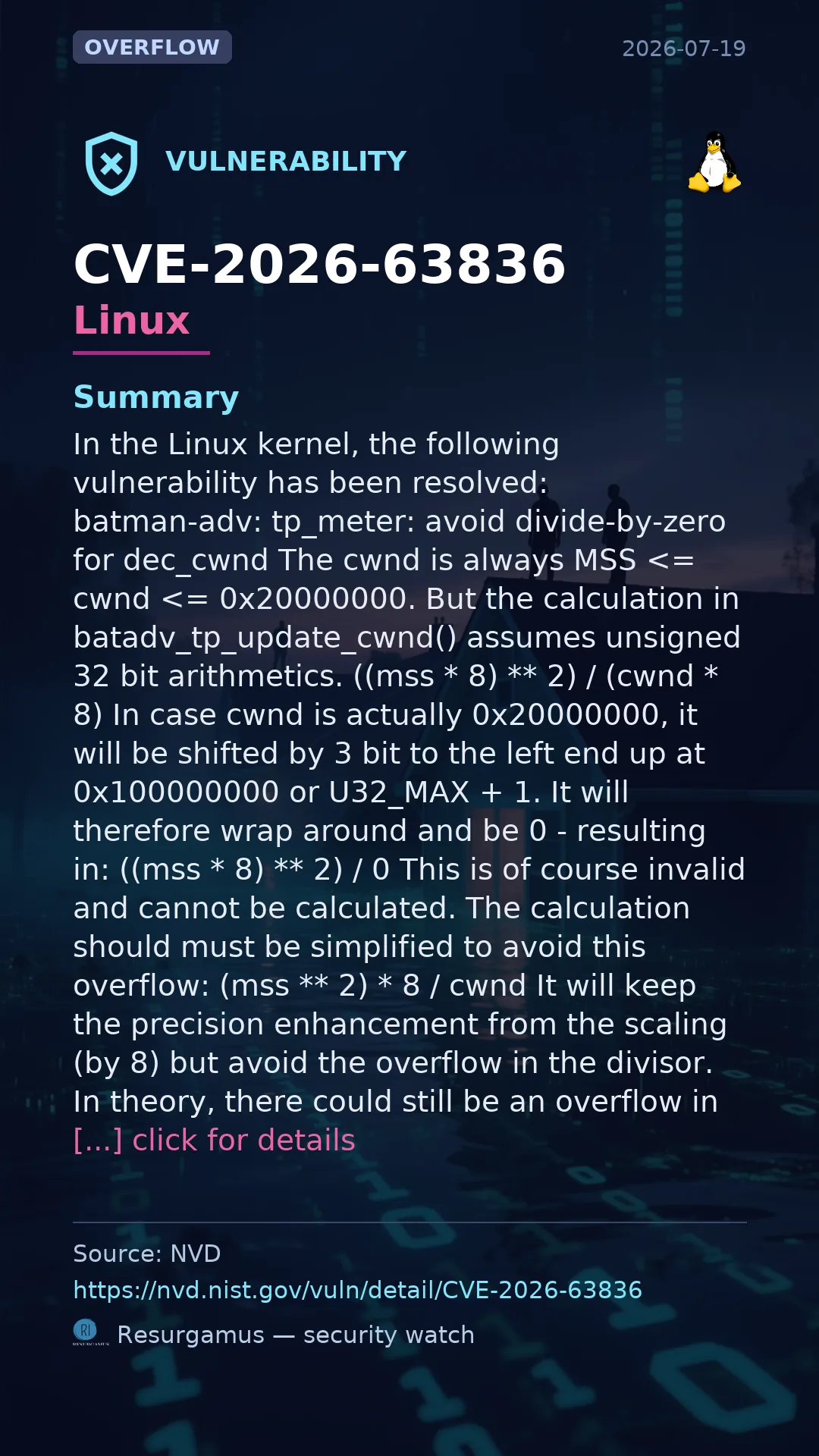 CVE-2026-63836 Linux Vulnerability