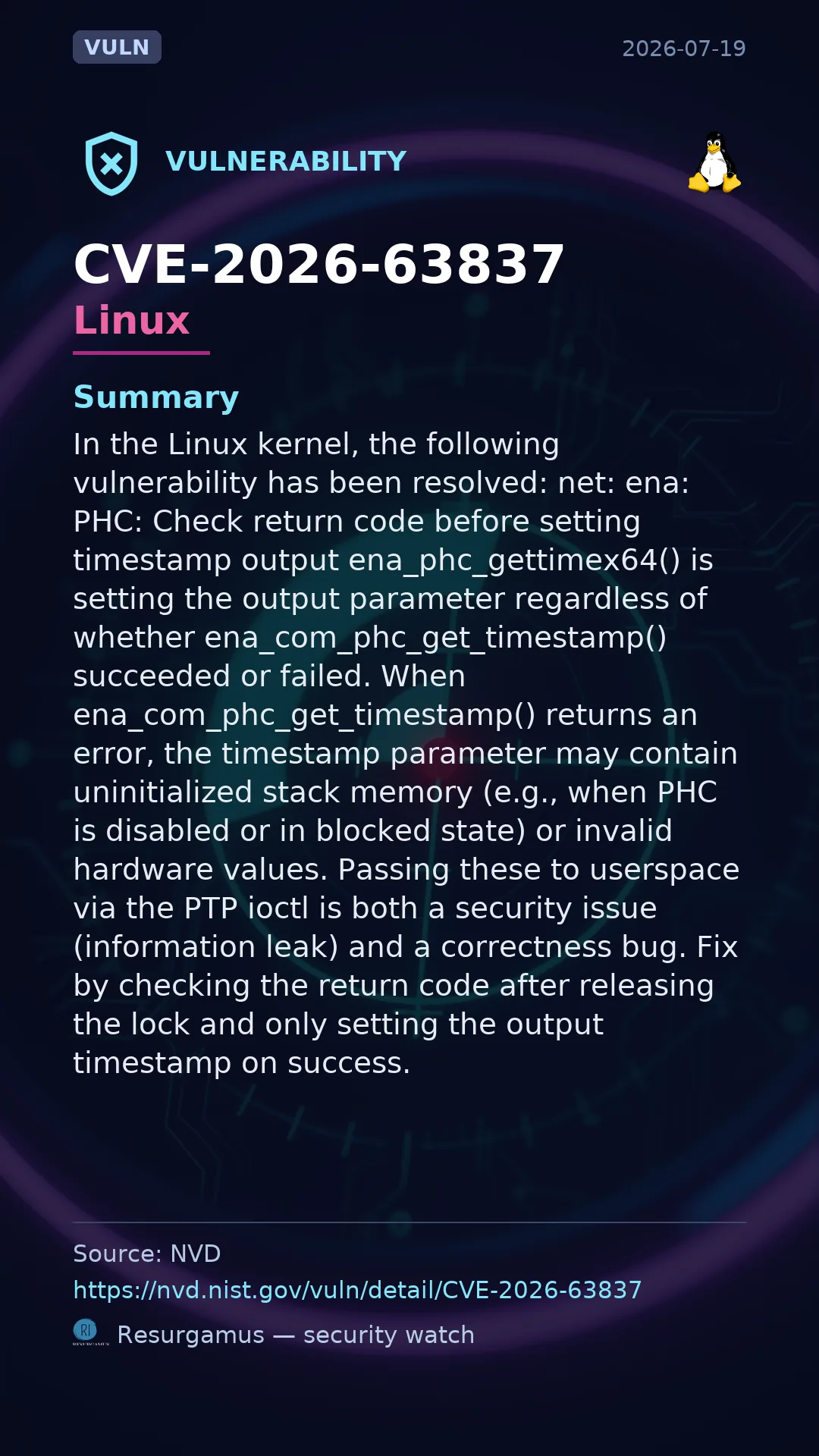CVE-2026-63837 Linux Vulnerability
