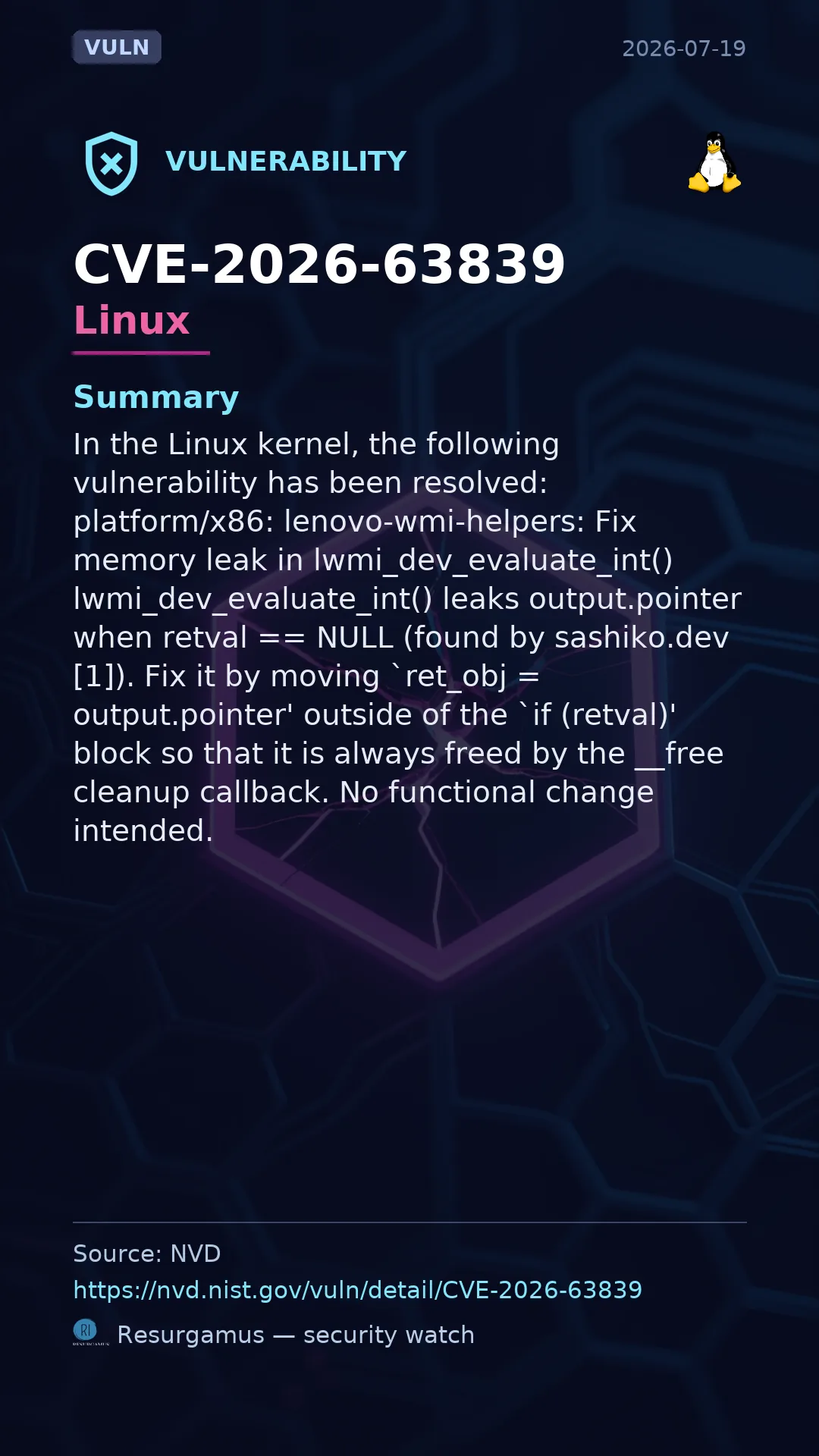 CVE-2026-63839 Linux Vulnerability