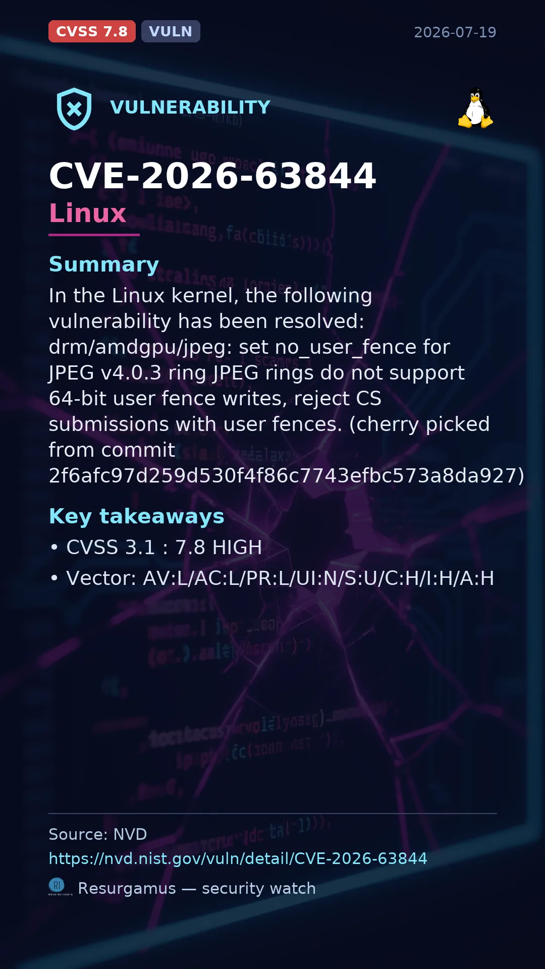 CVE-2026-63844 Linux Vulnerability