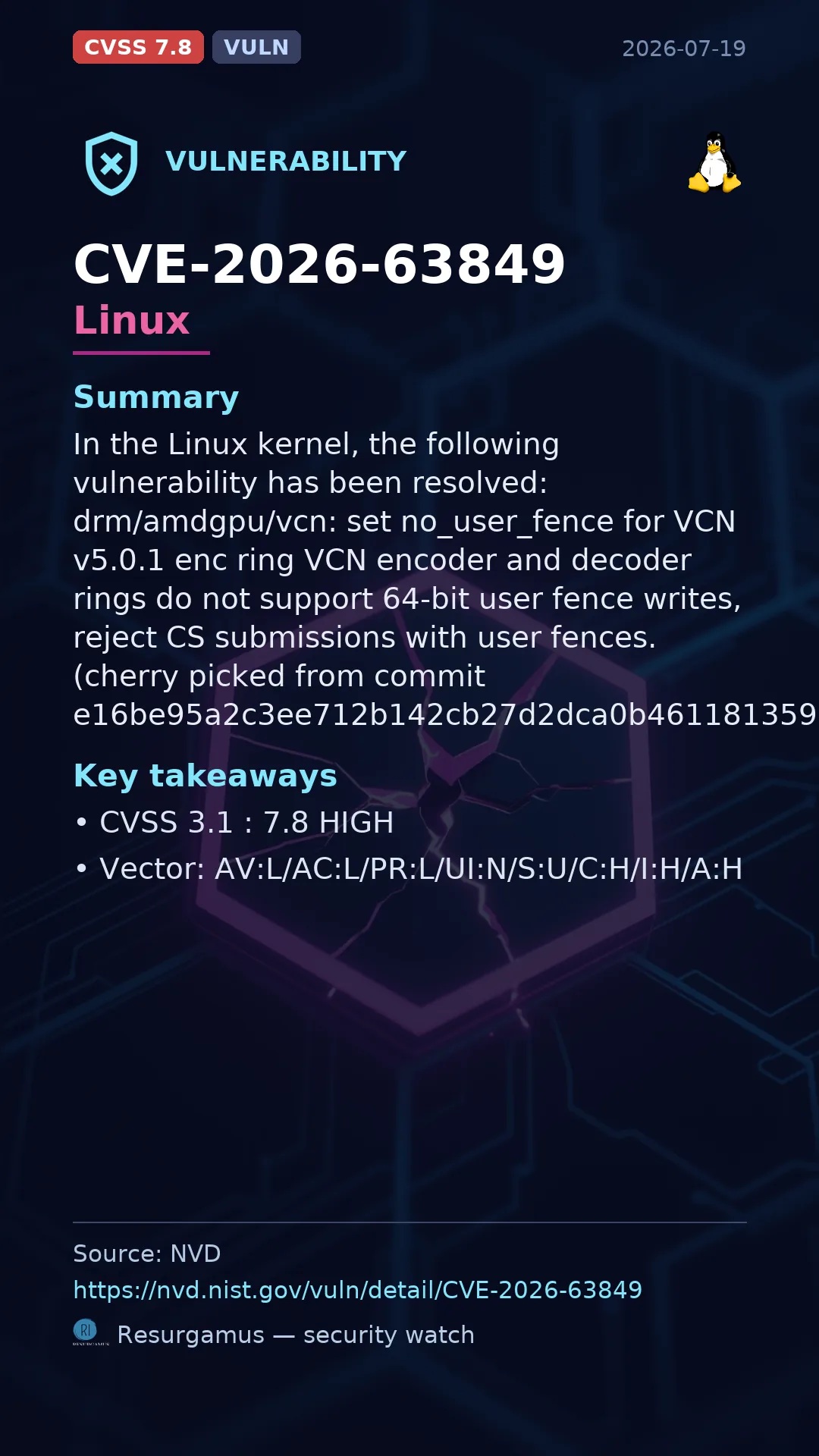 CVE-2026-63849 Linux Vulnerability