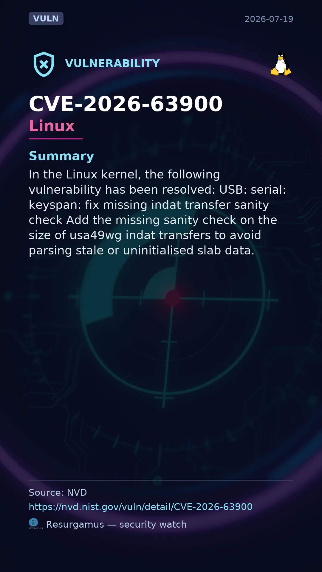 CVE-2026-63900 Linux Vulnerability