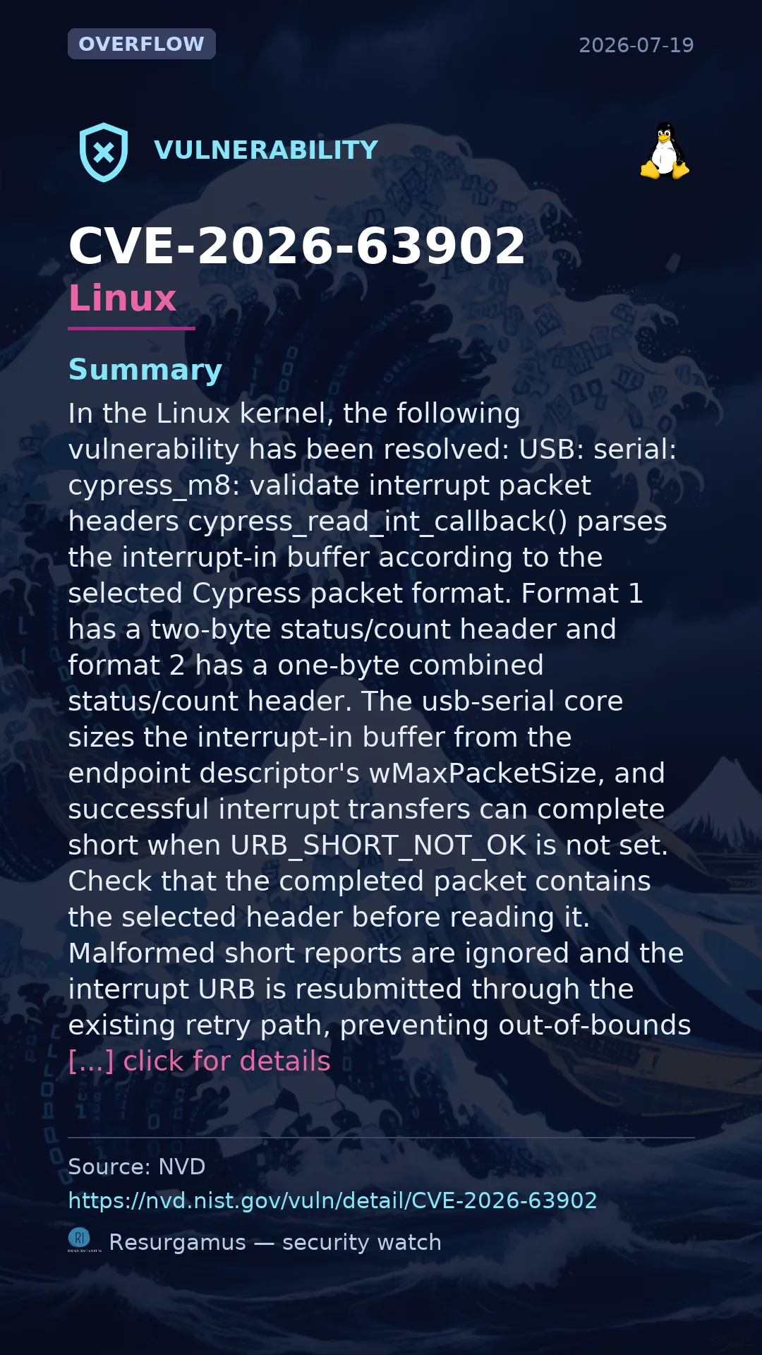 CVE-2026-63902 Linux Vulnerability