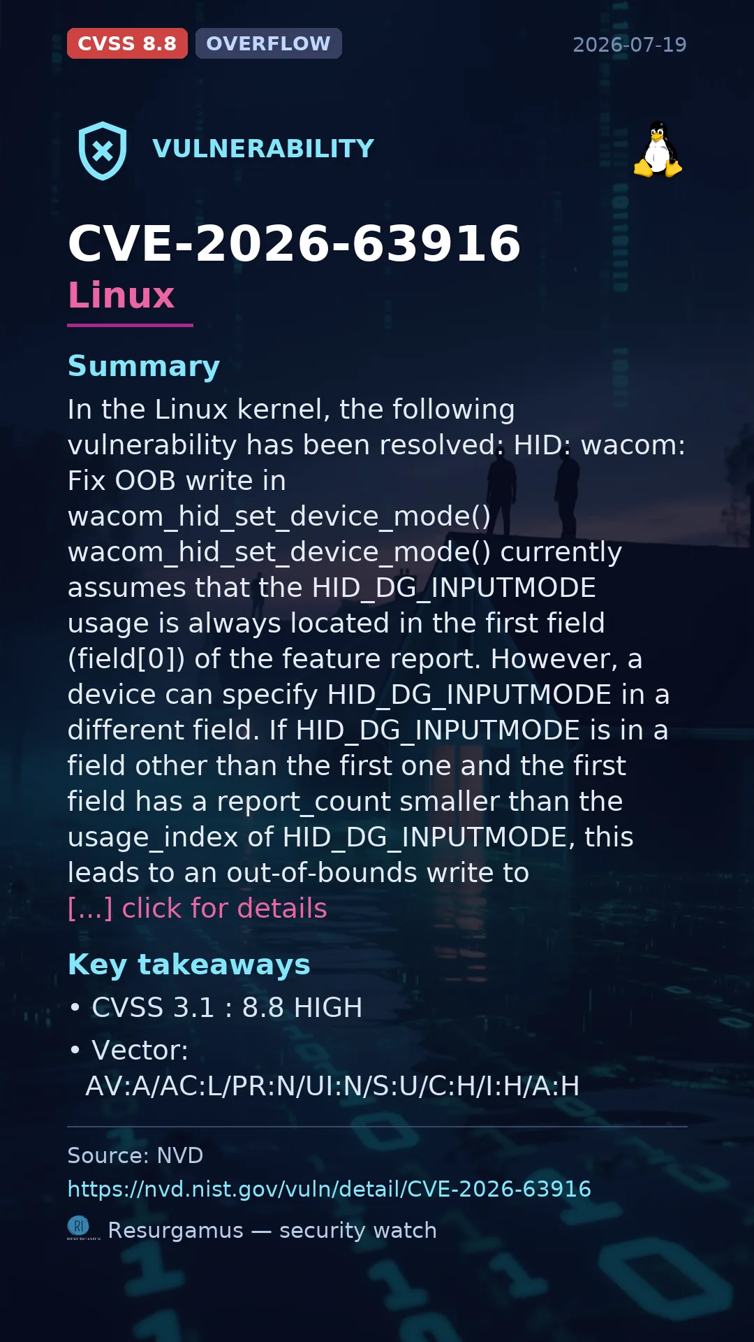 CVE-2026-63916 Linux Vulnerability